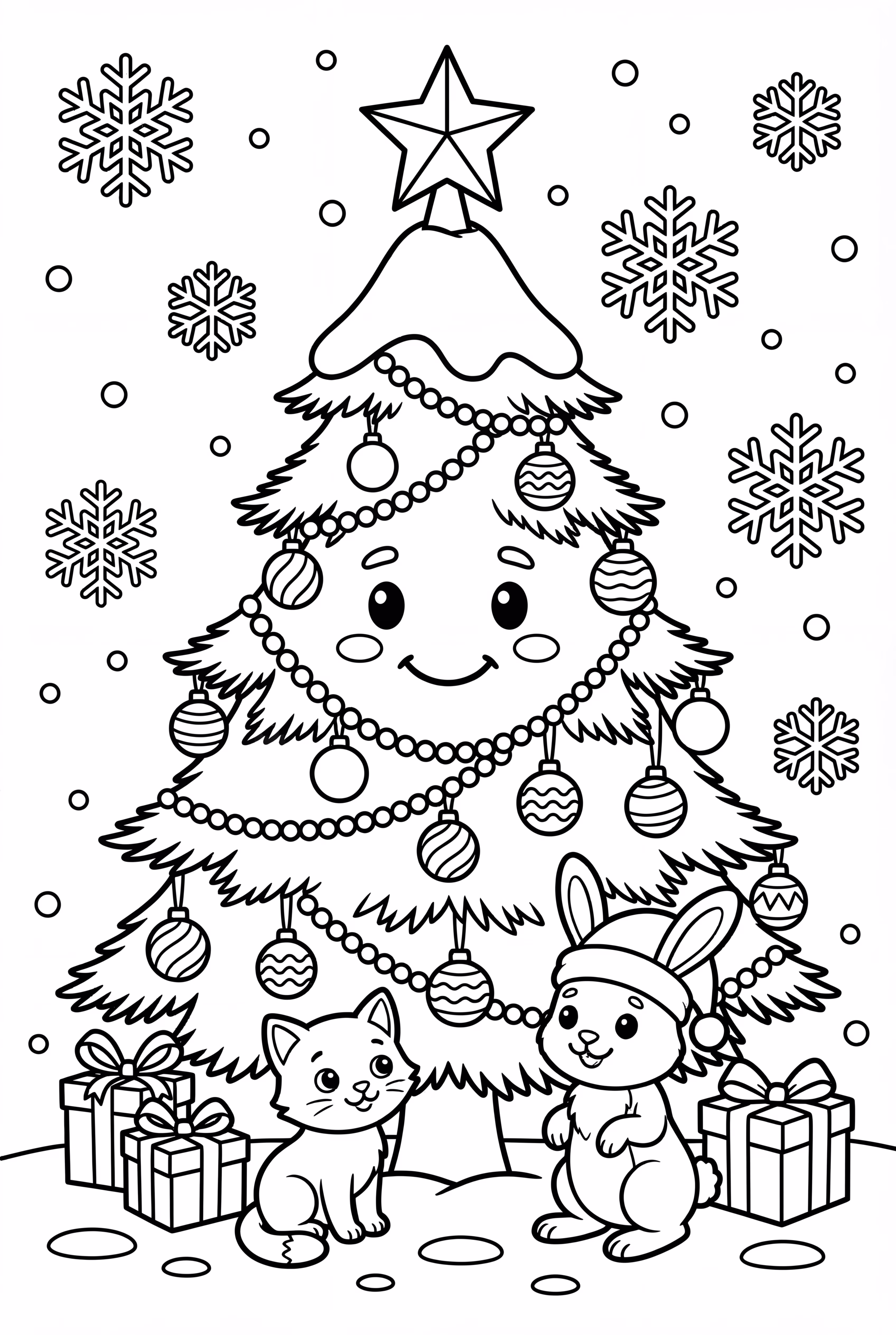 Christmas Tree First Snow