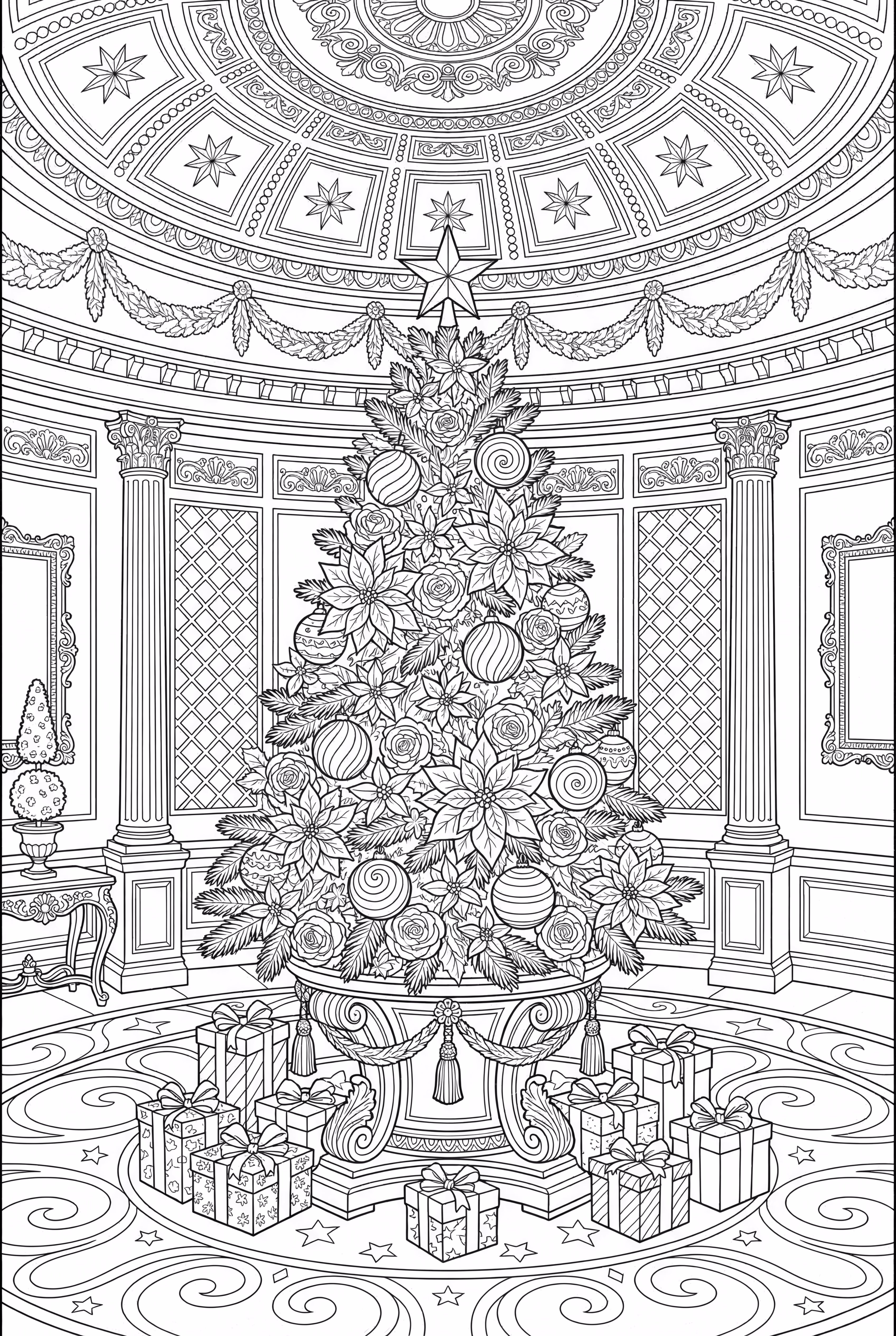 Arbre de Noël Éclairé