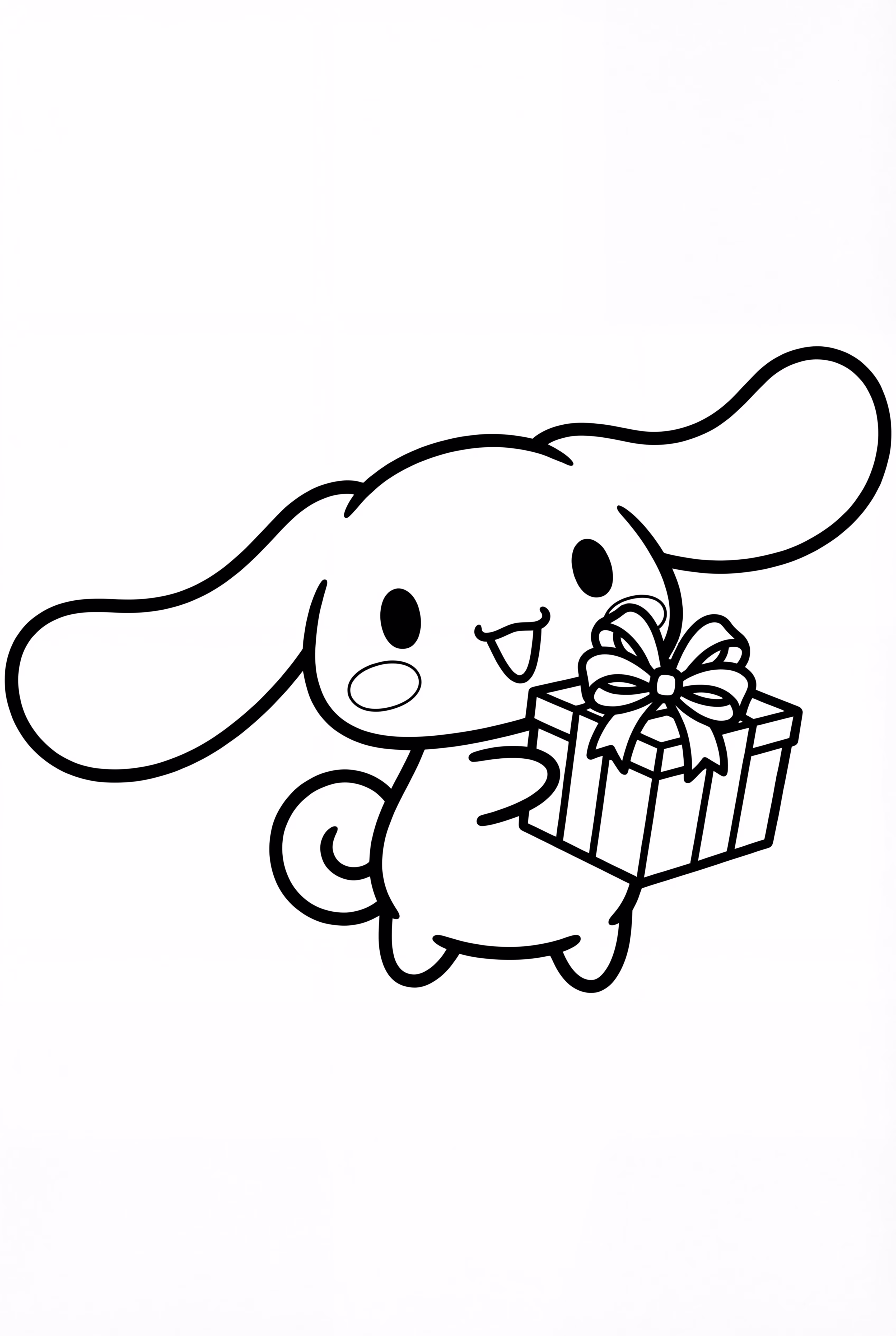 Cinnamoroll Carrying A Gift Box