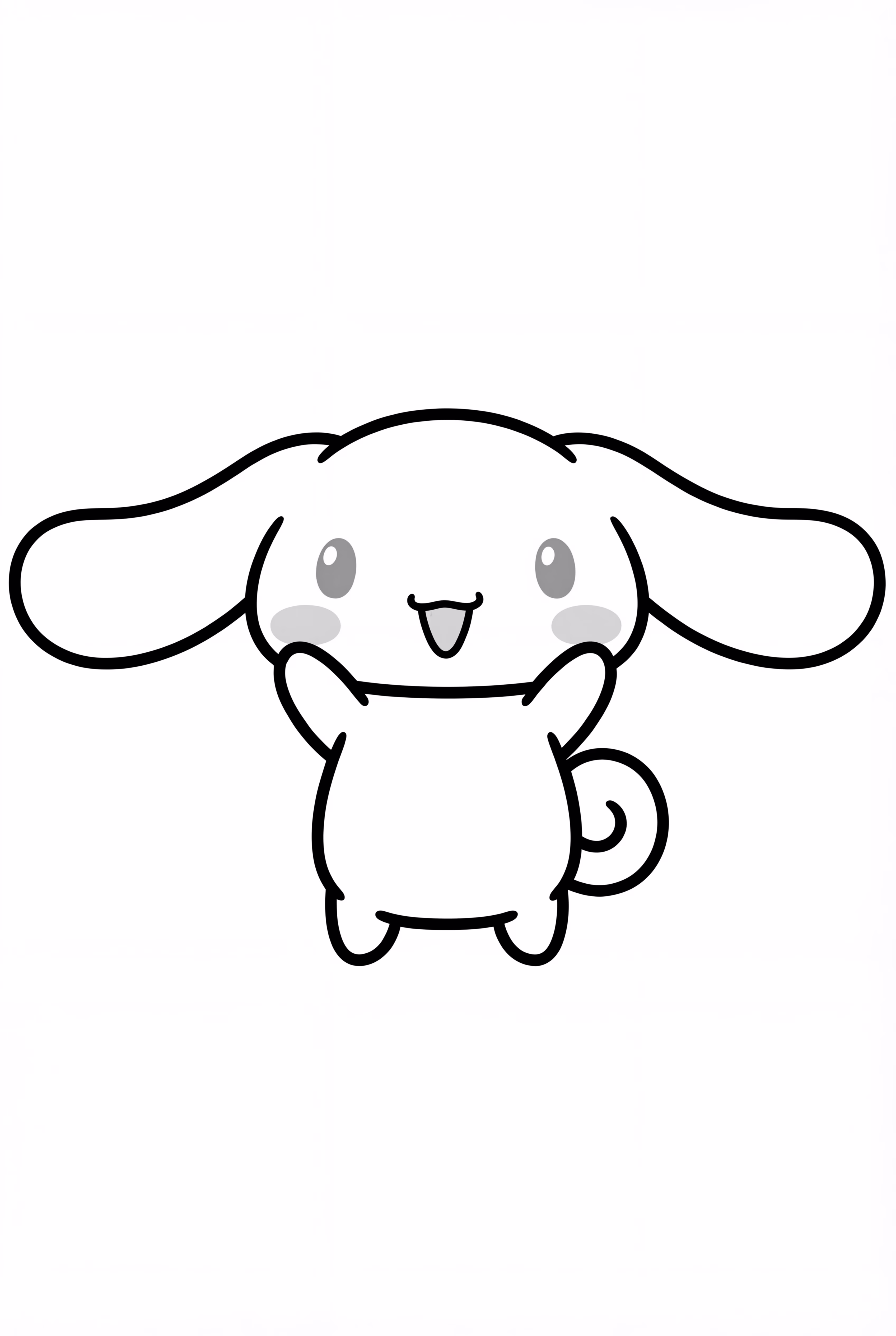 Cinnamoroll Paws Up Pose