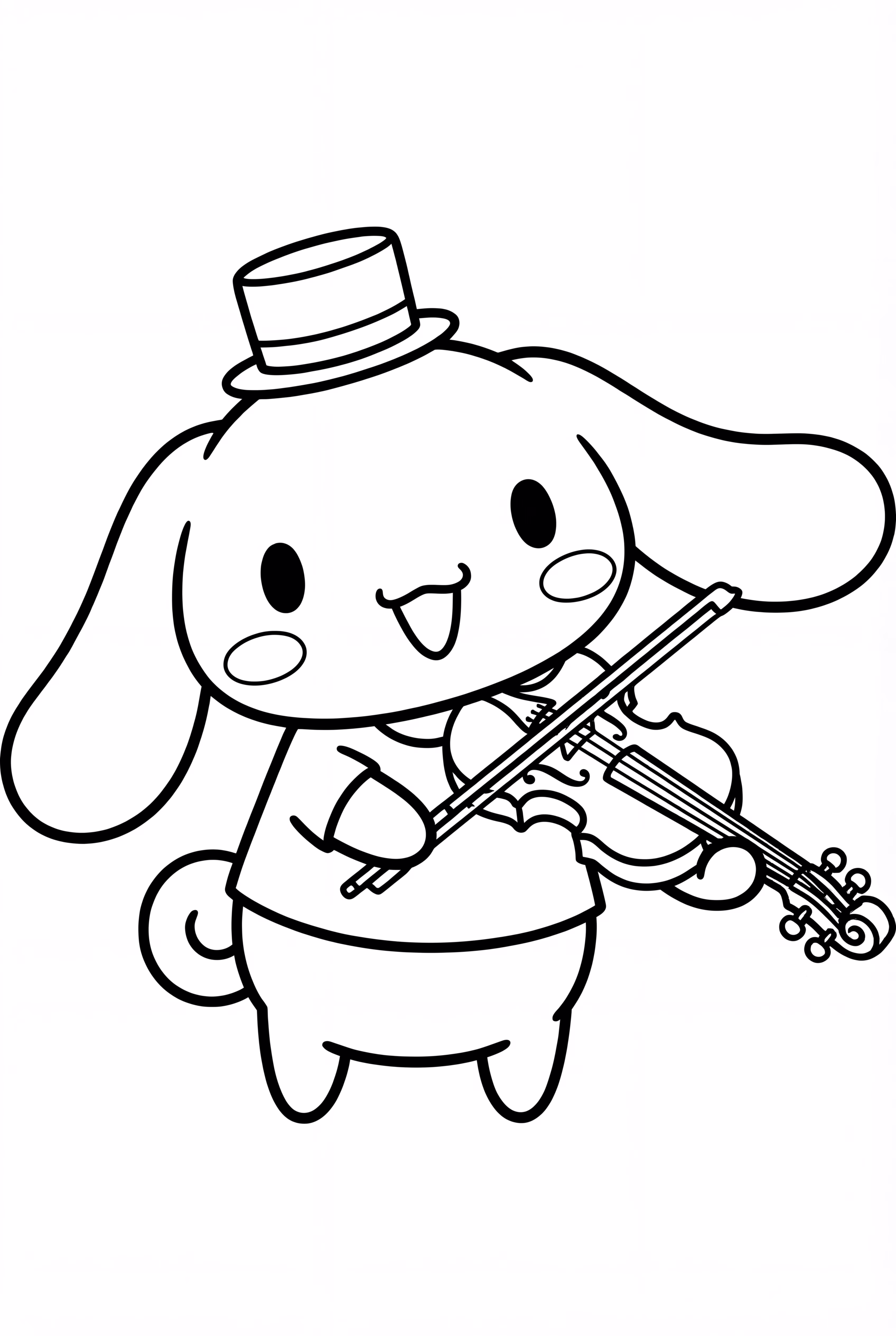 Cinnamoroll玩小提琴