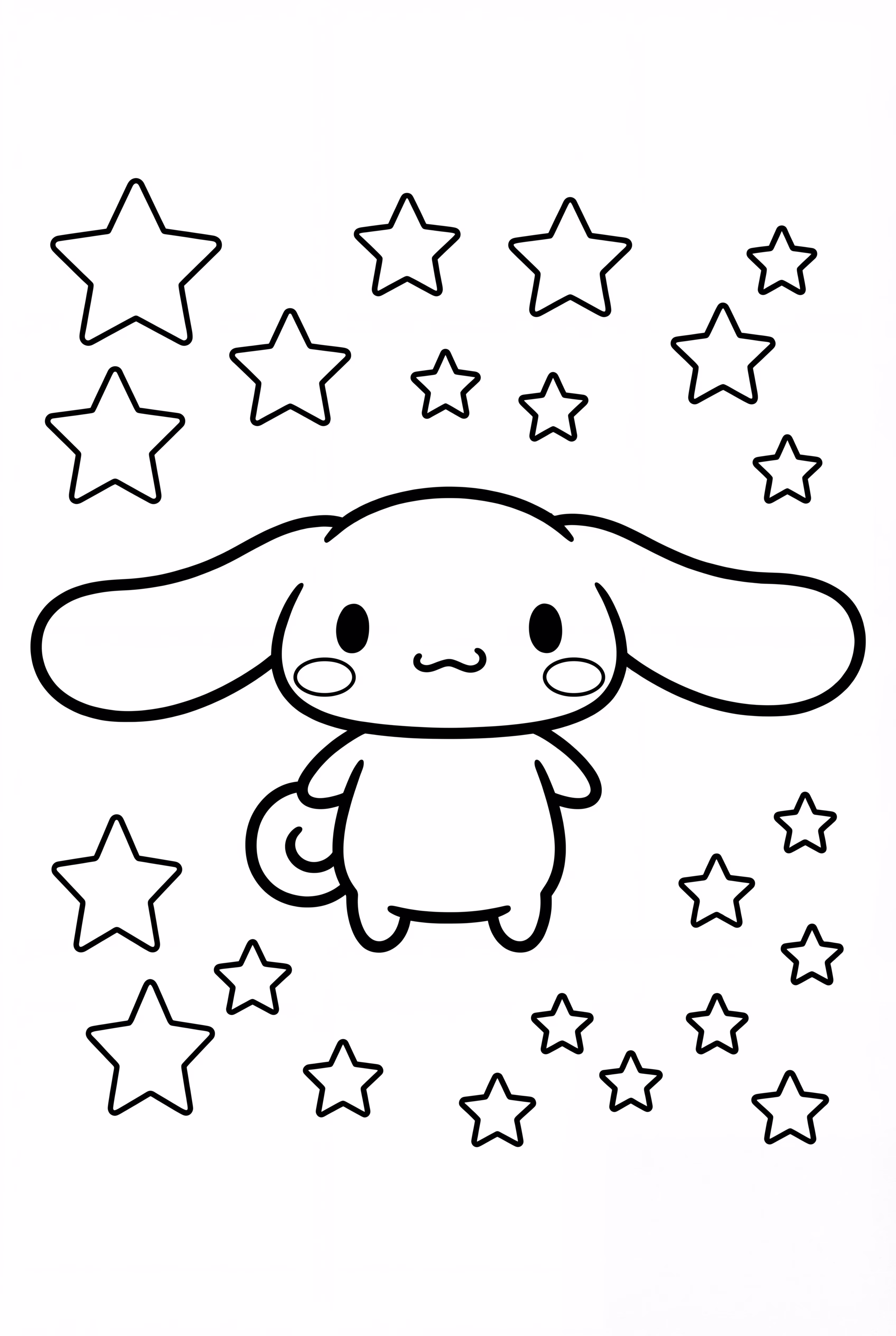 Cinnamoroll Surrounded By Stars