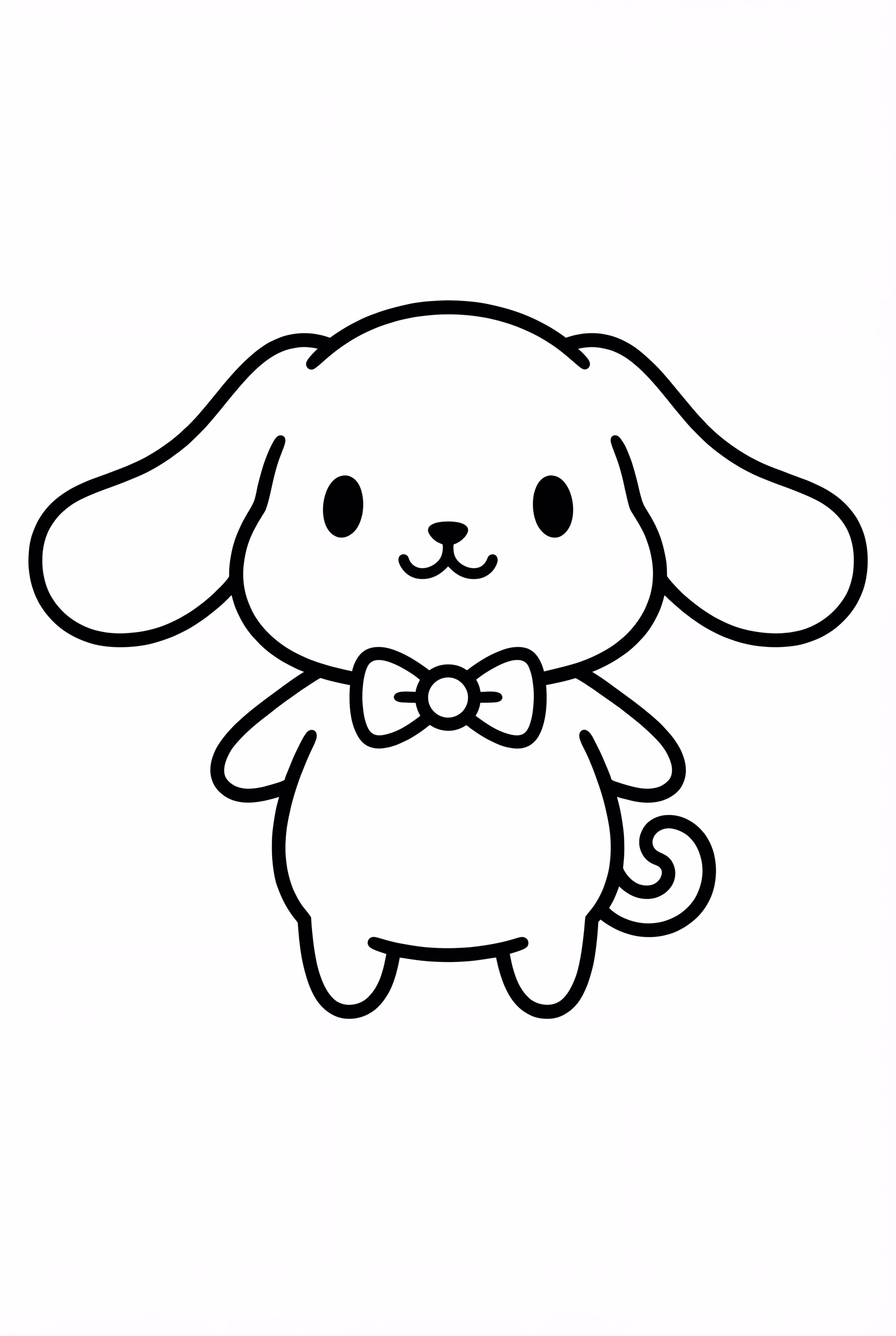 Cinnamoroll Wearing A Bow Tie