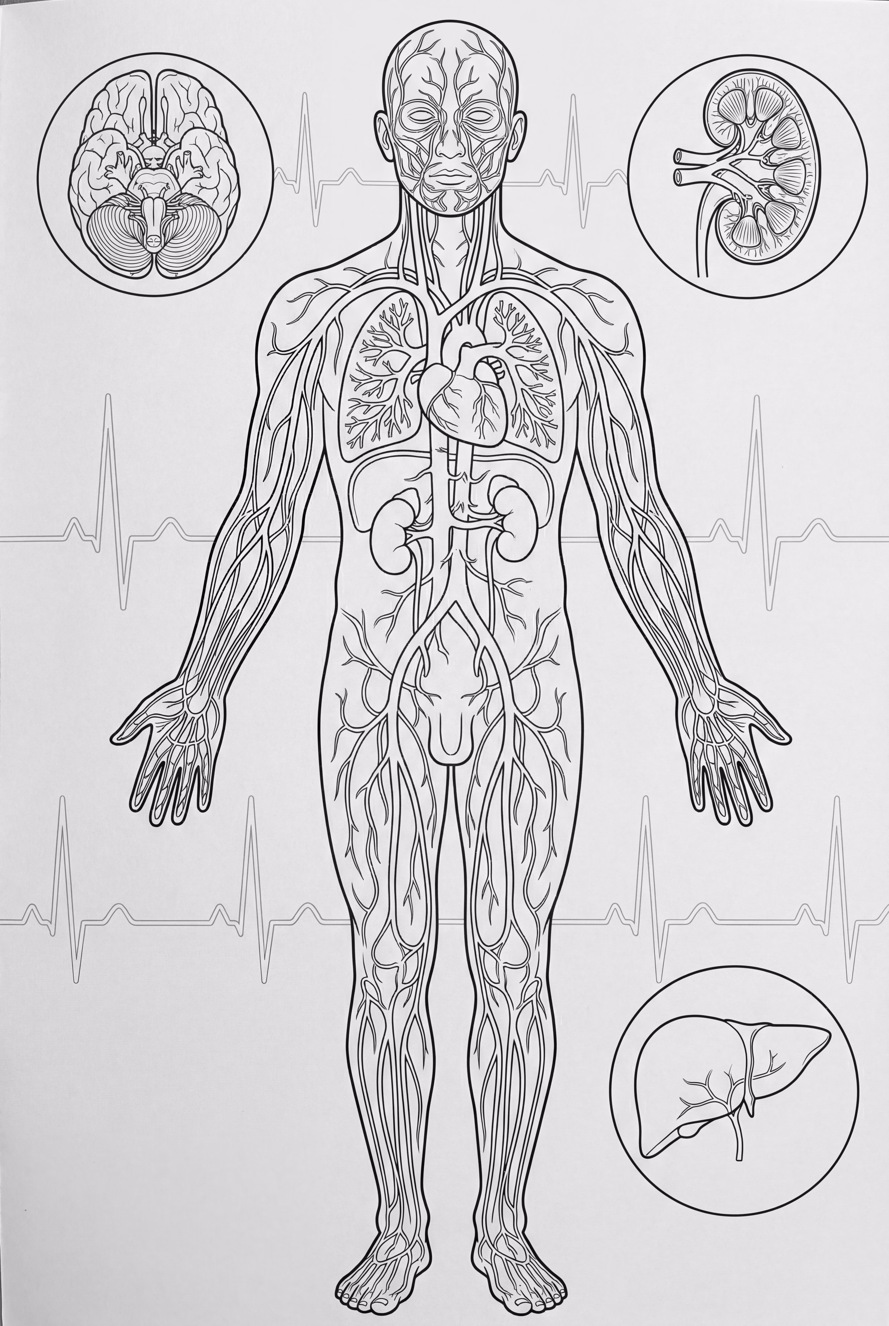 Circulatory System Anatomy Map