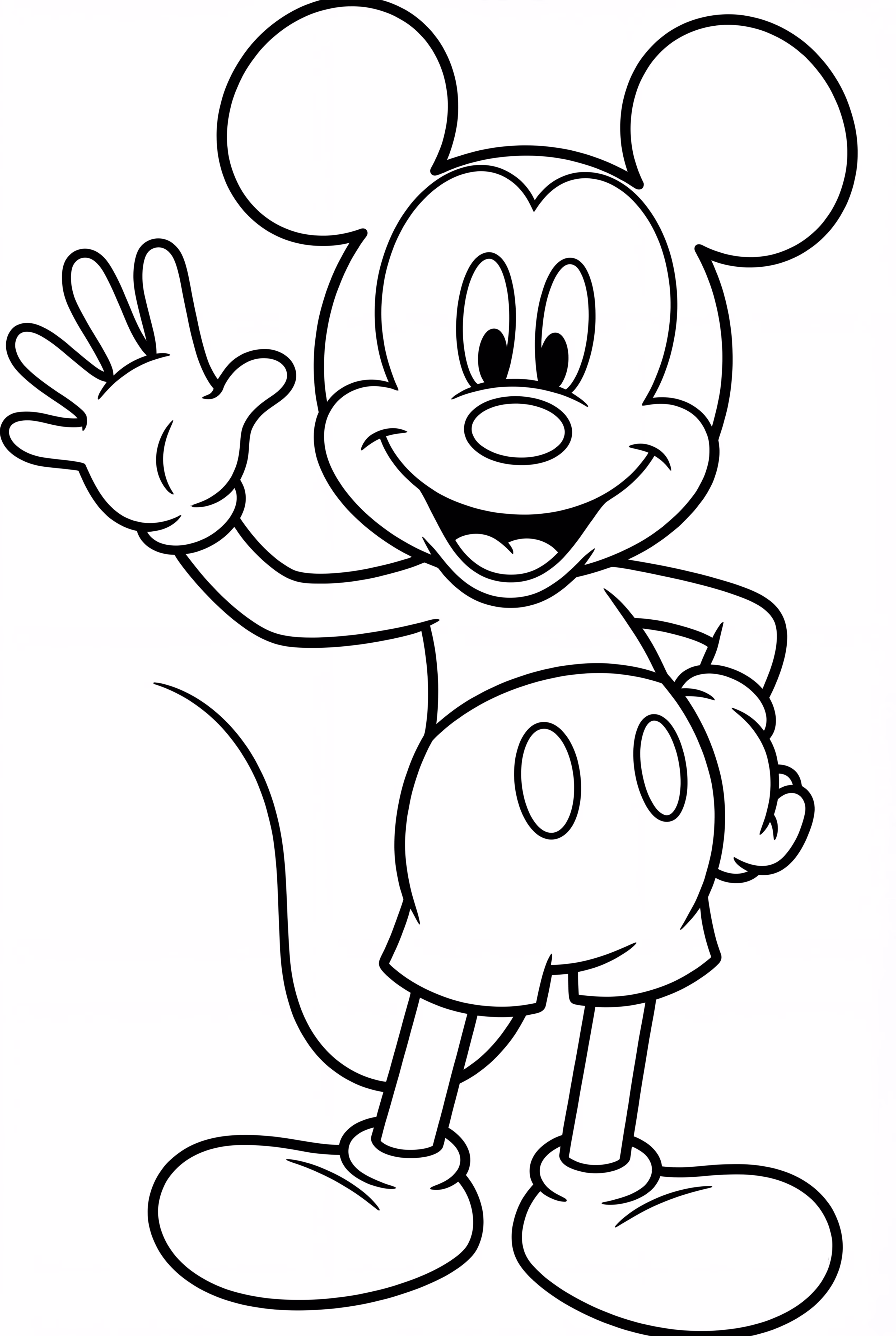 Classic Mickey Mouse in the Park