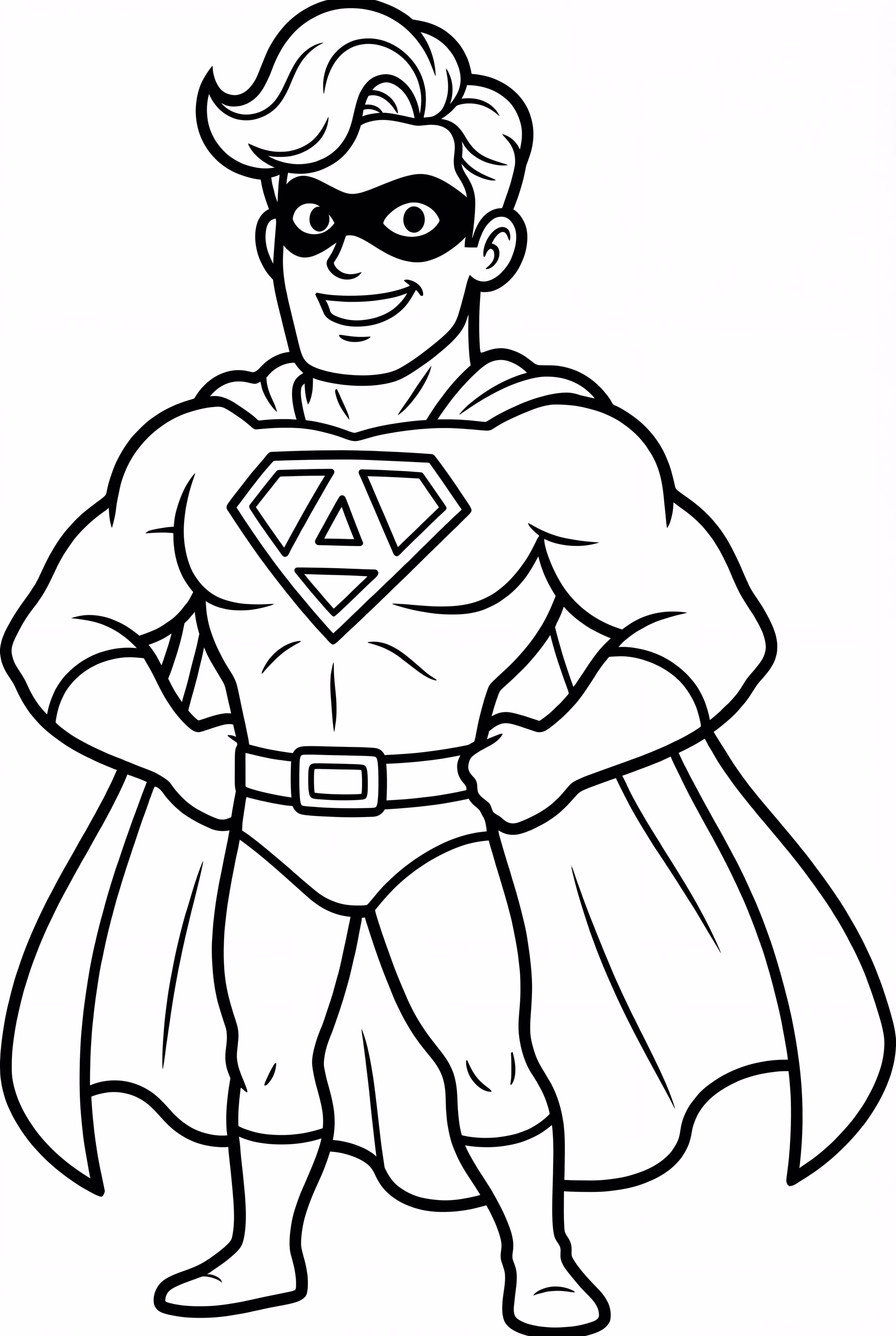 Classic Posing Superhero