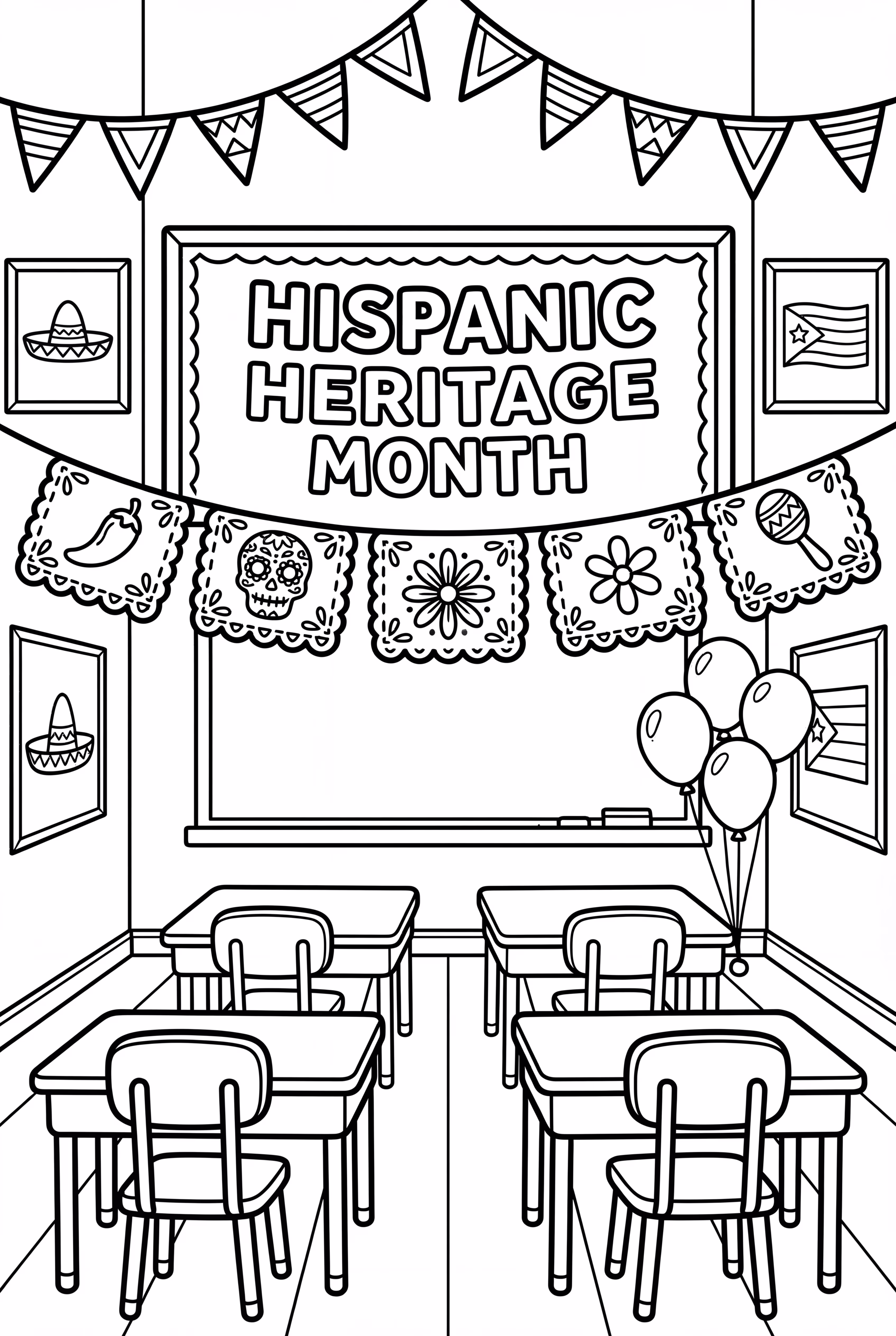 Classroom Decoration For Hispanic Heritage Month