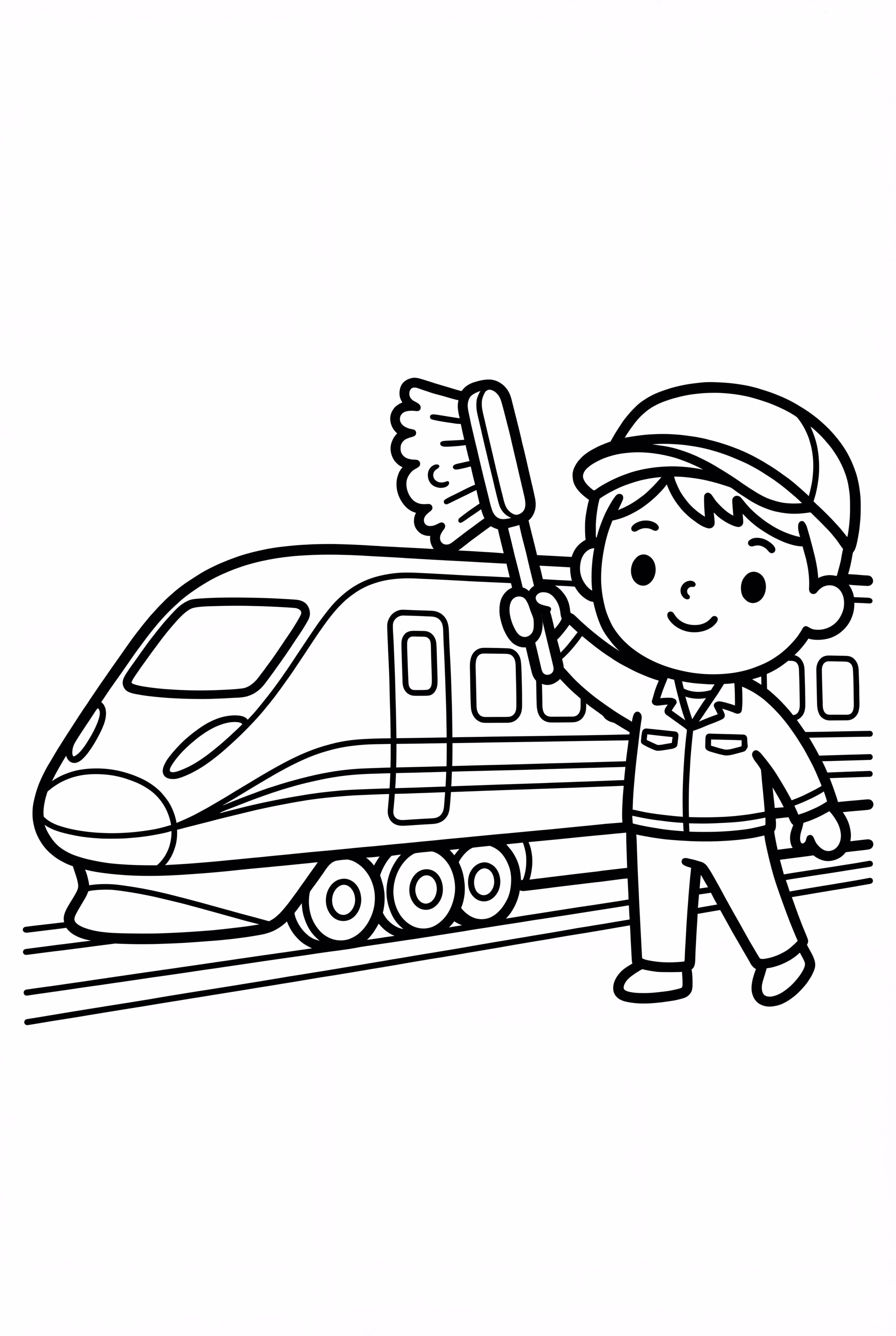 Cleaning The High Speed Train
