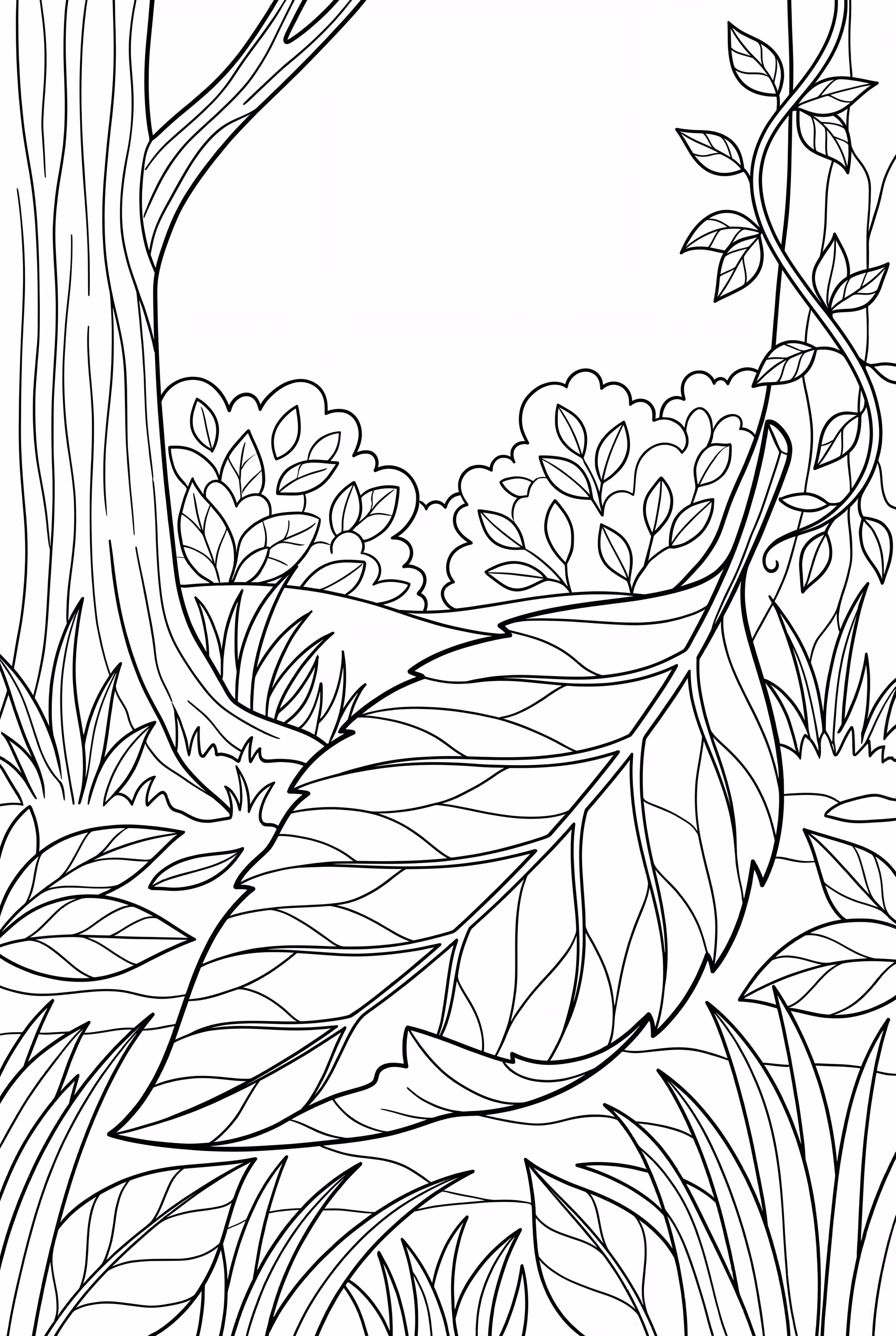 叶脉与纹理特写