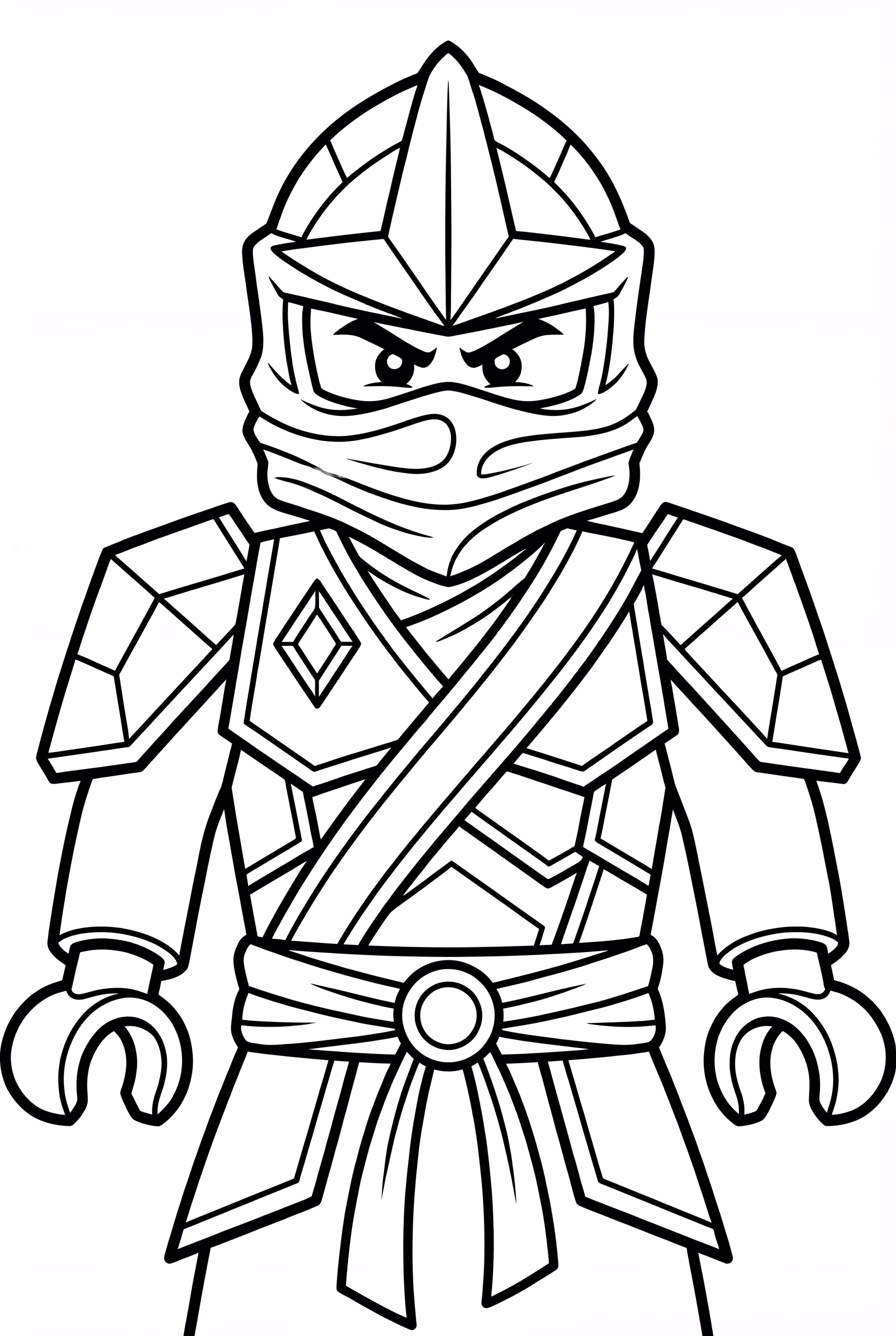 Close Up Of Ninjago Golden Armor