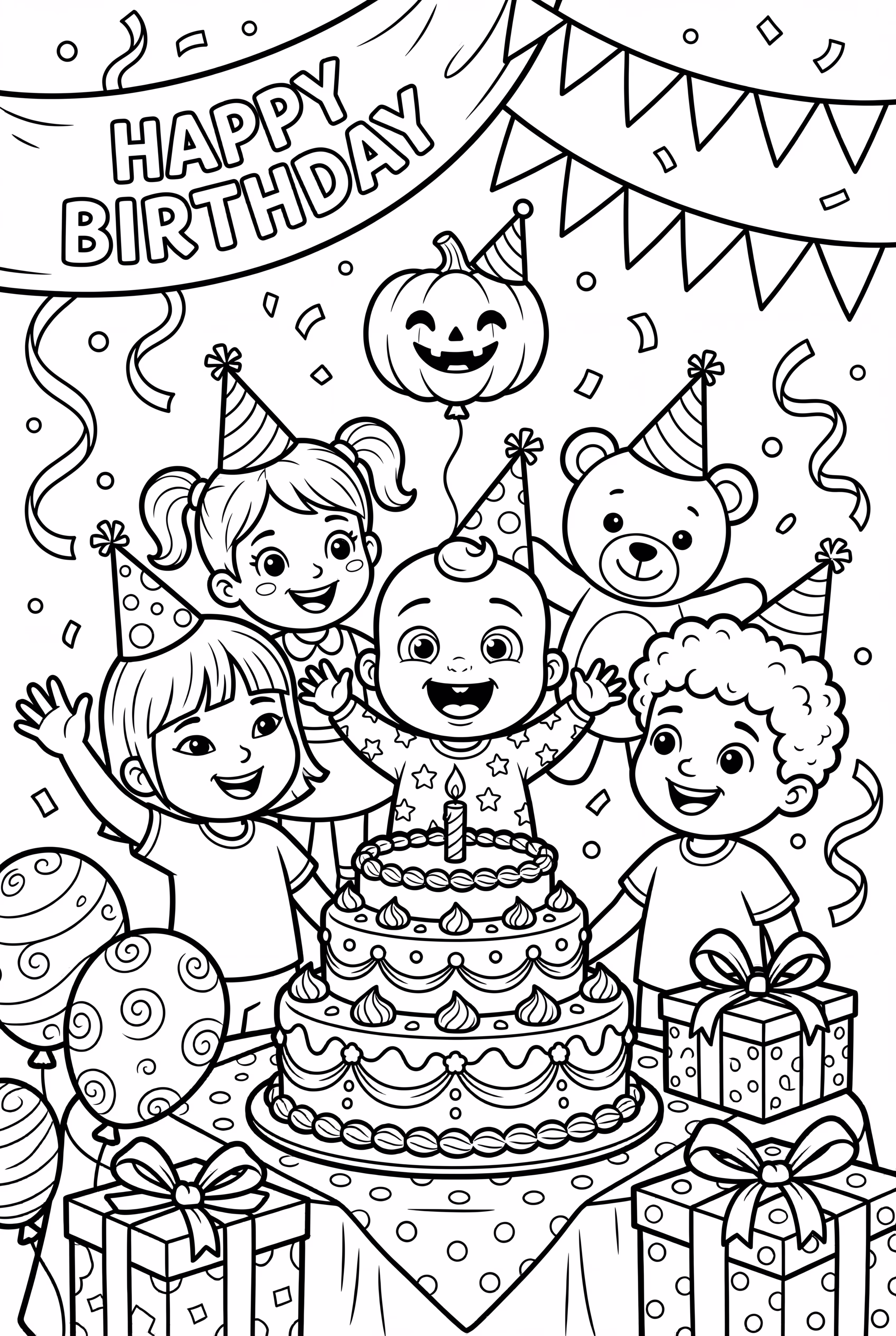 Célébration d'anniversaire Cocomelon