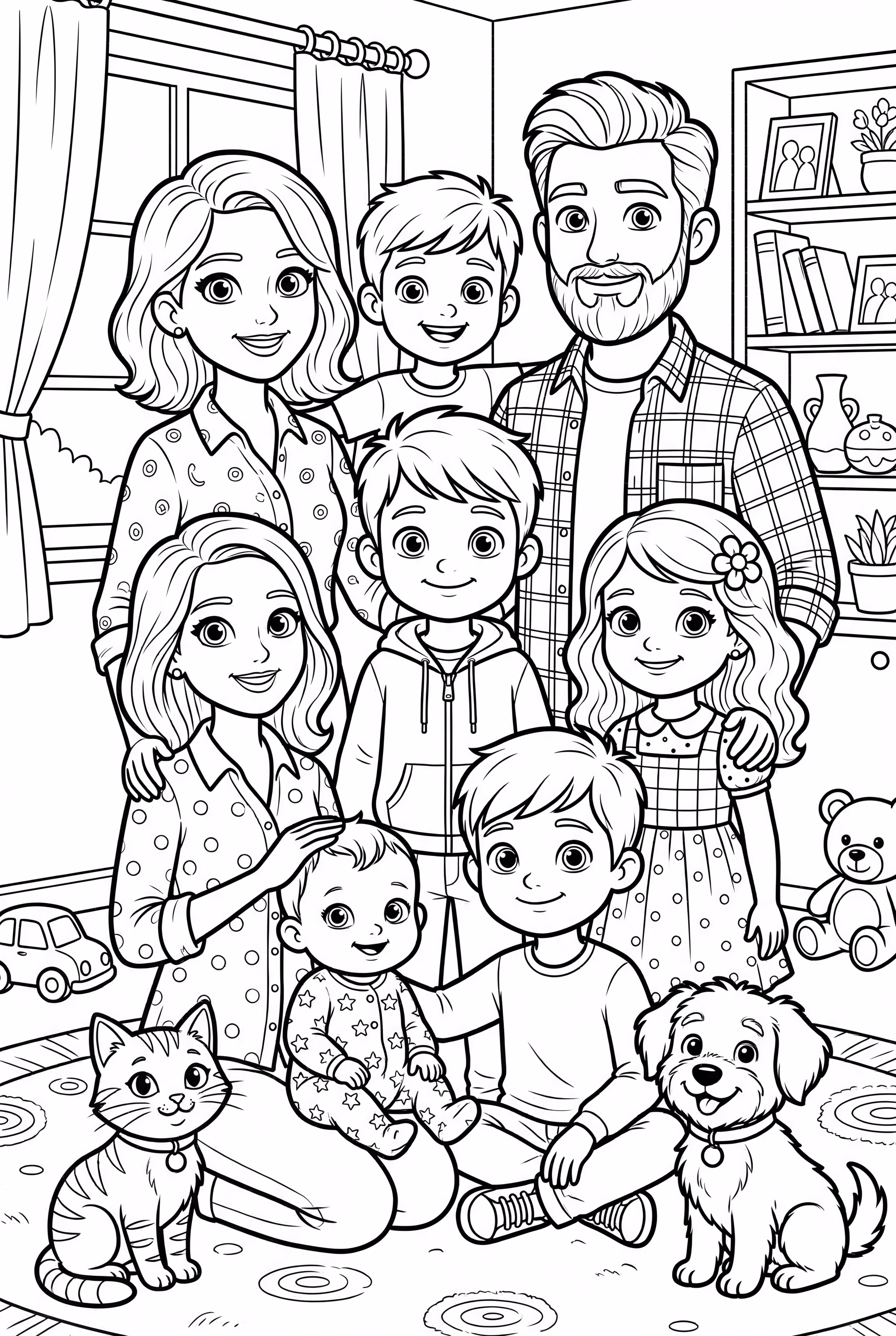 Cocomelon Full Family Portrait