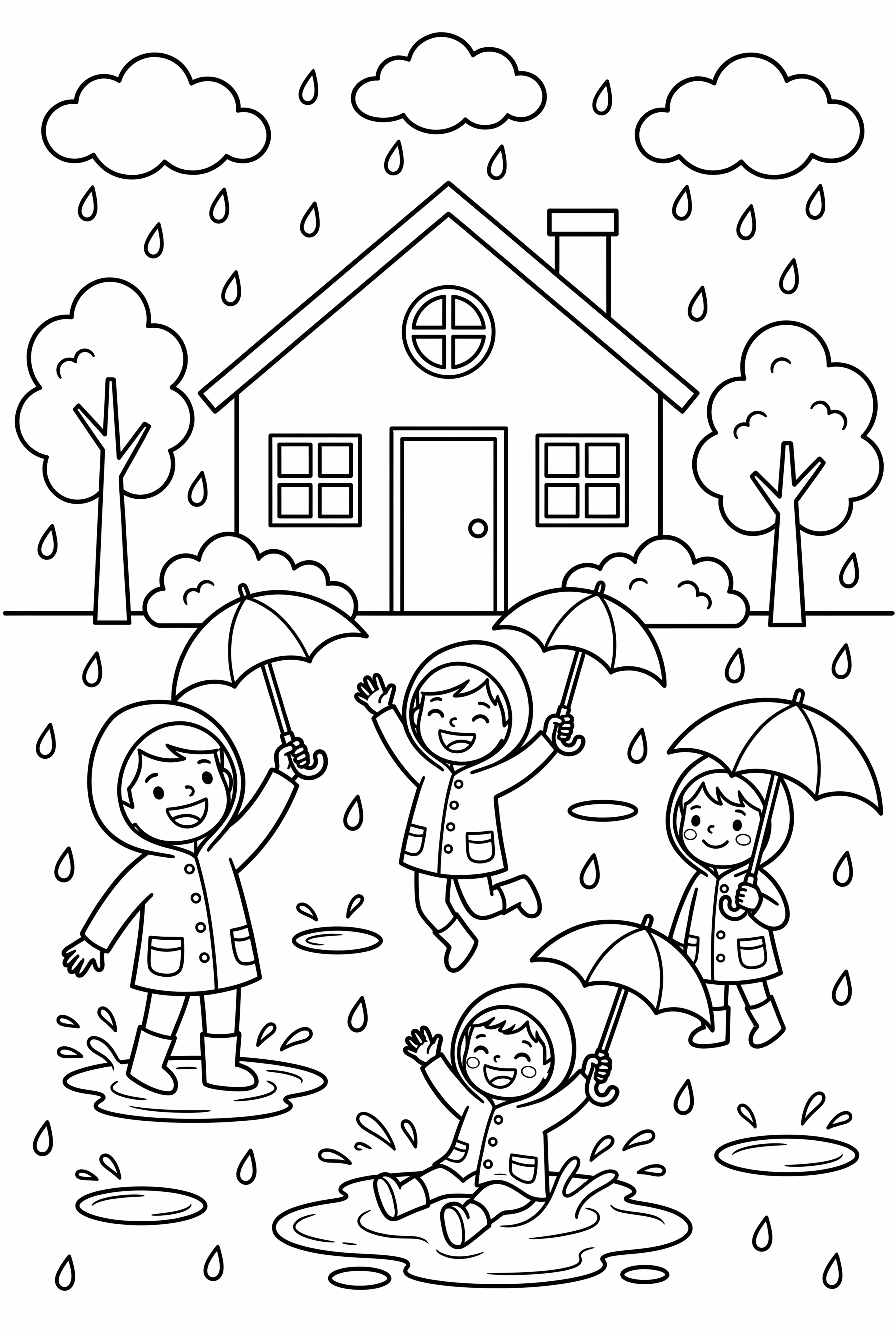 Cocomelon Playing In The Rain