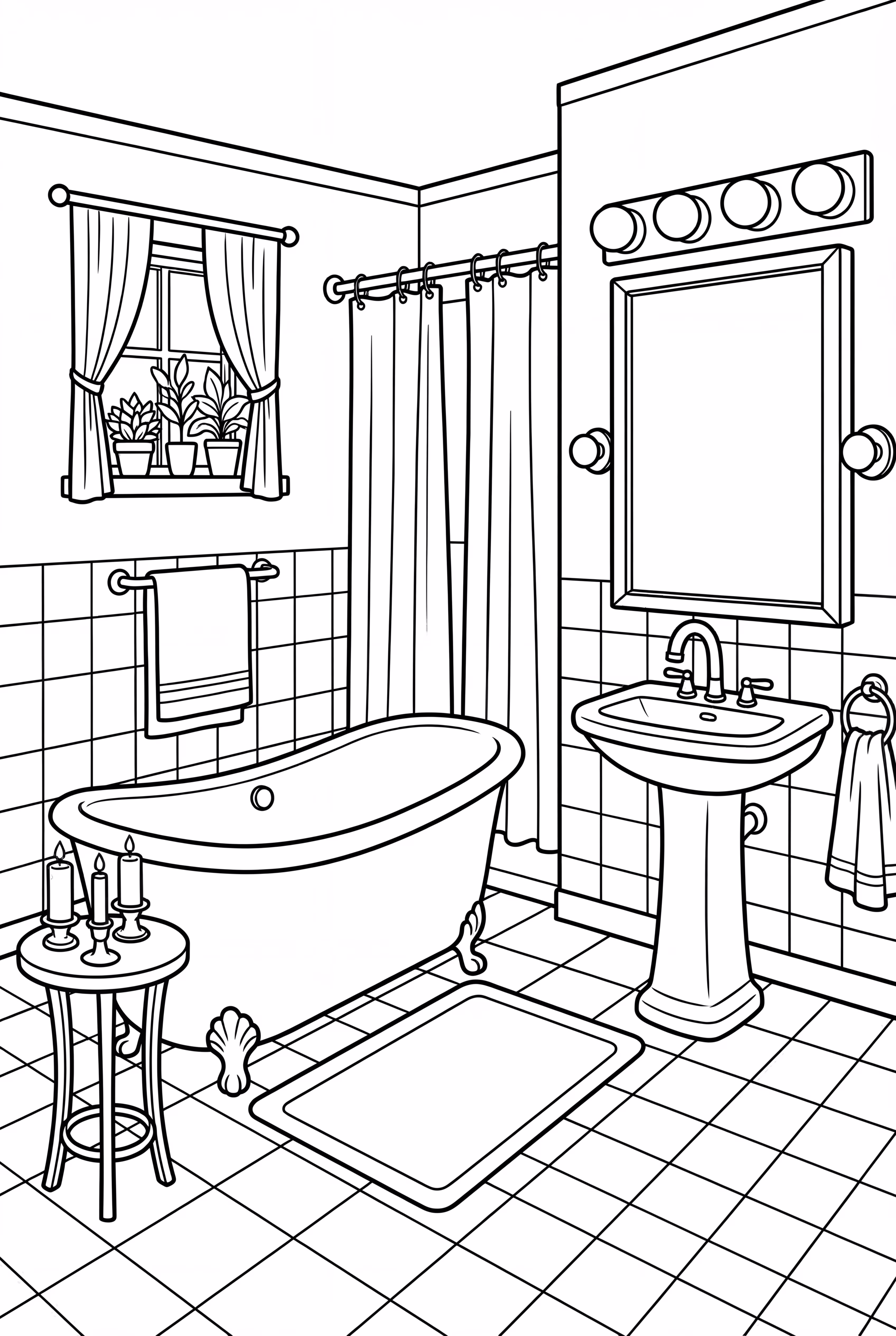 Comfortable bathroom