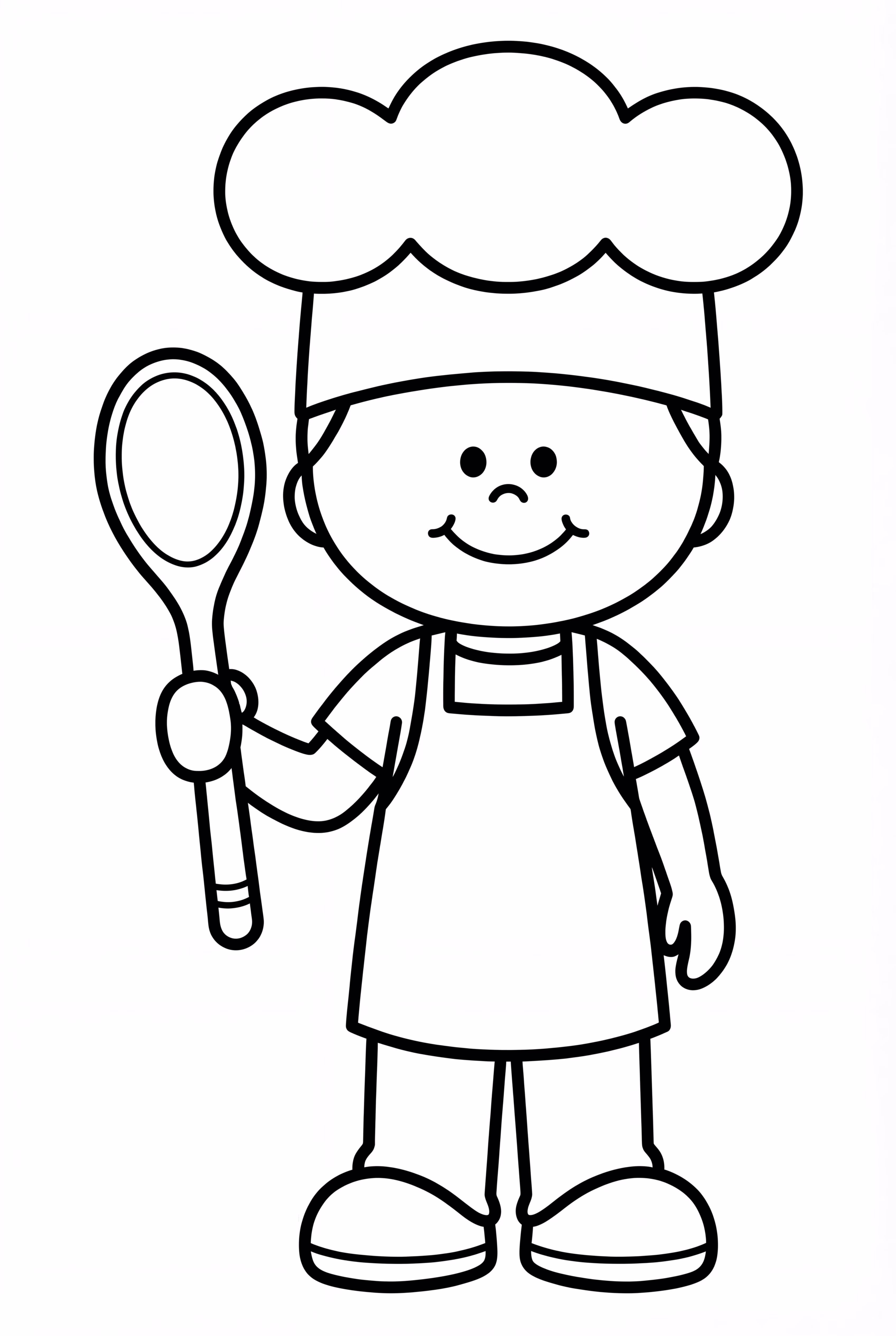 Community Helpers Chef With A Spoon