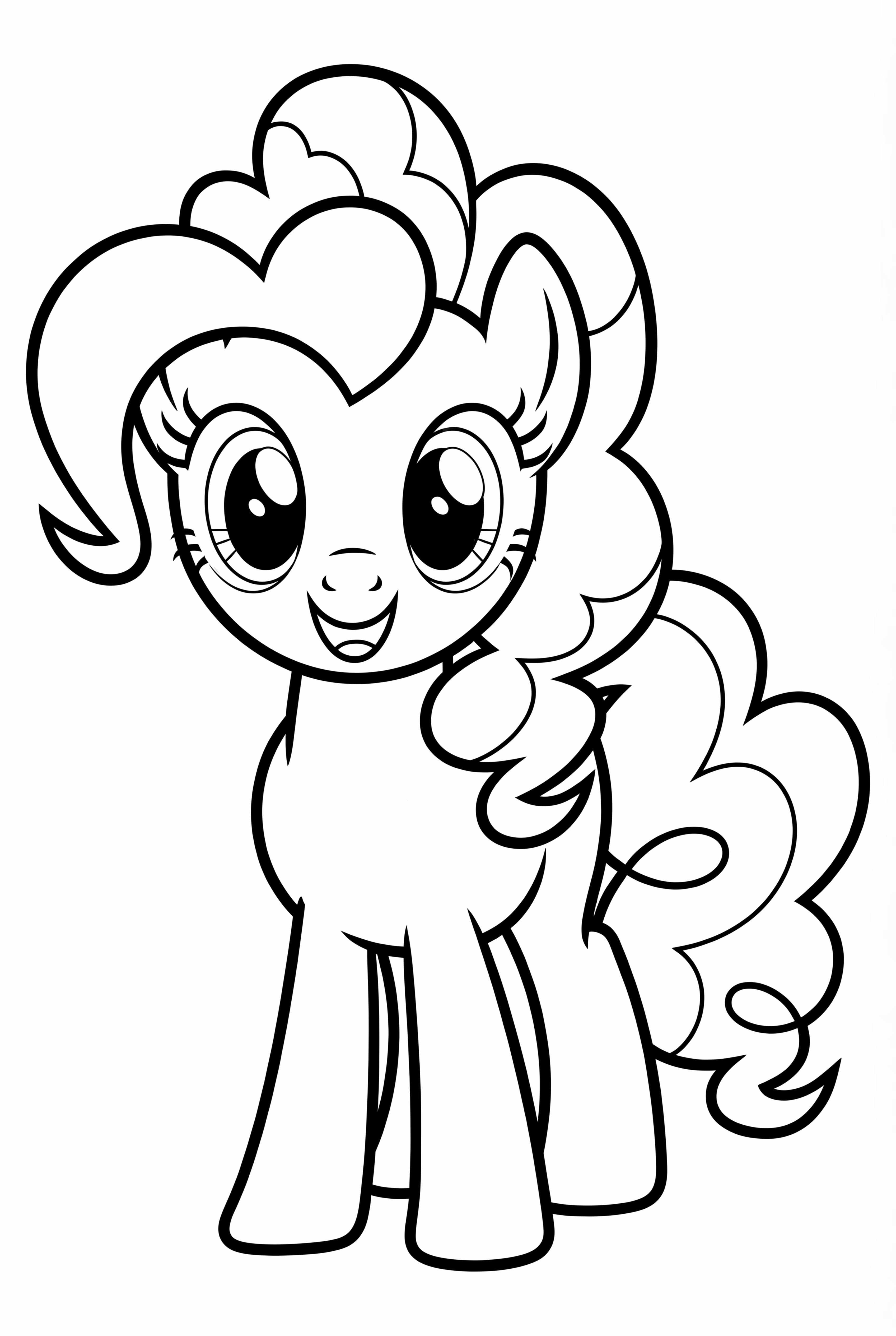 Pinkie Pie confiante avec un sourire en coin