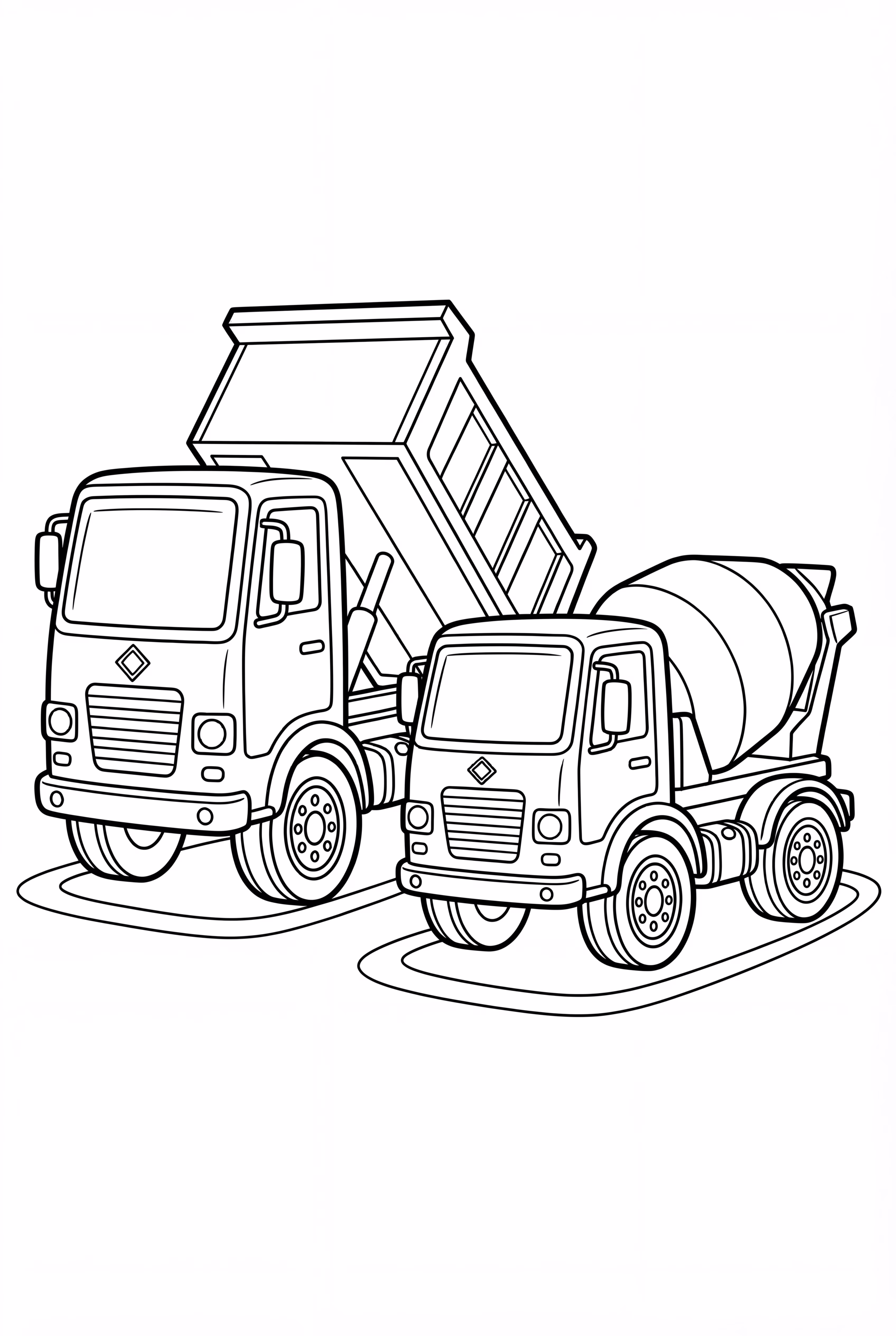 Construction Truck Fleet