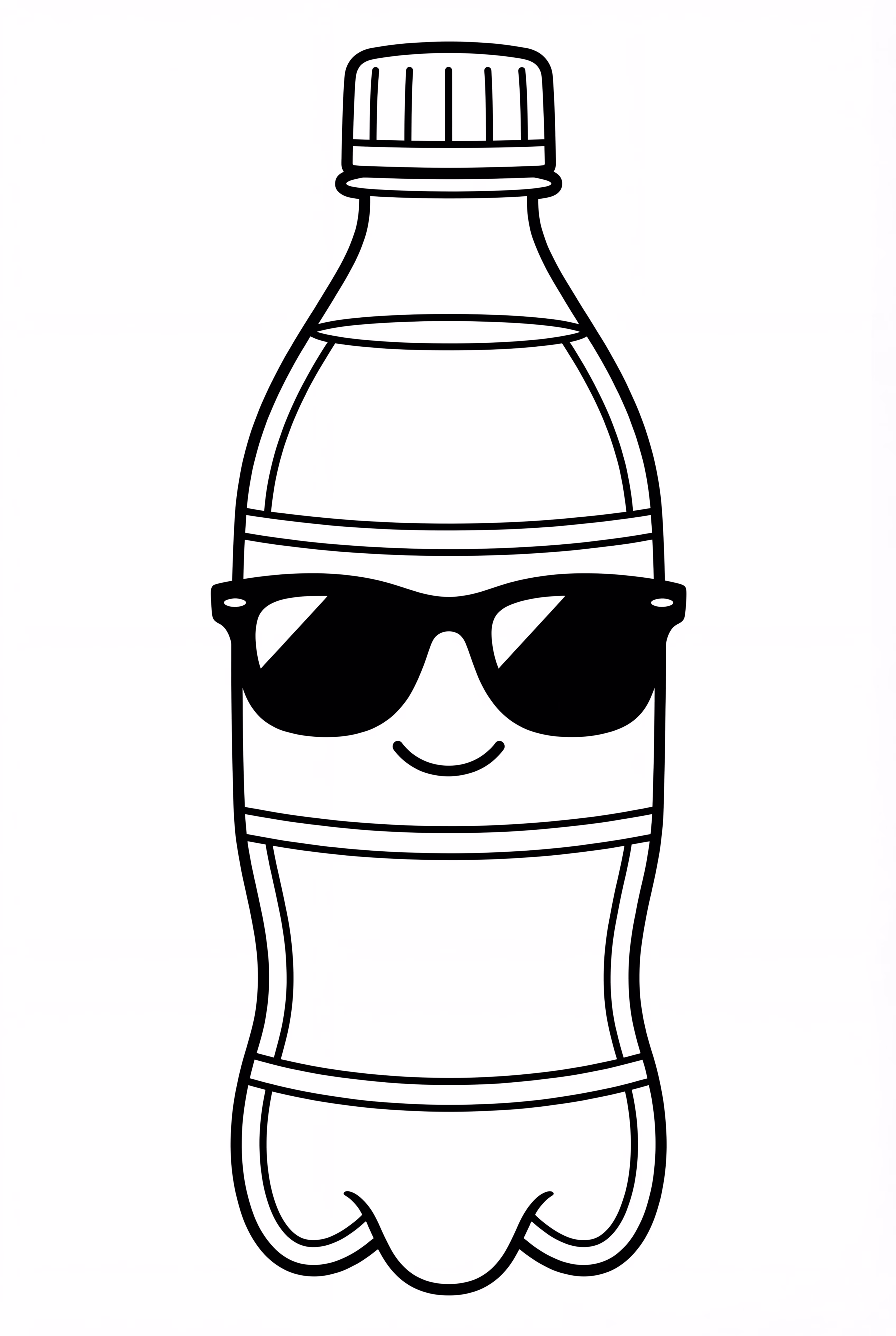 Cool Soda Pop Wearing Sunglasses