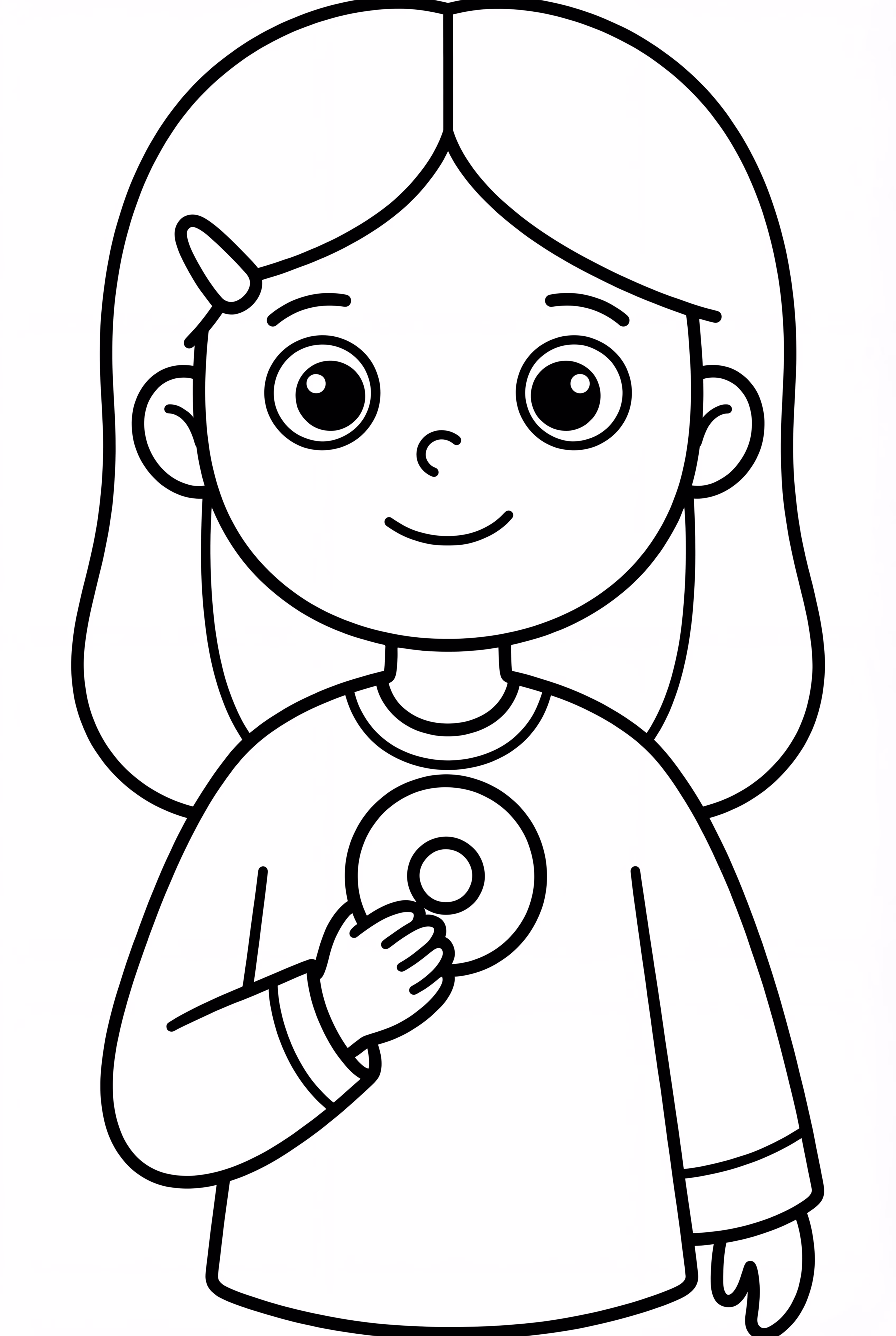 Coraline Holding The Seeing Stone