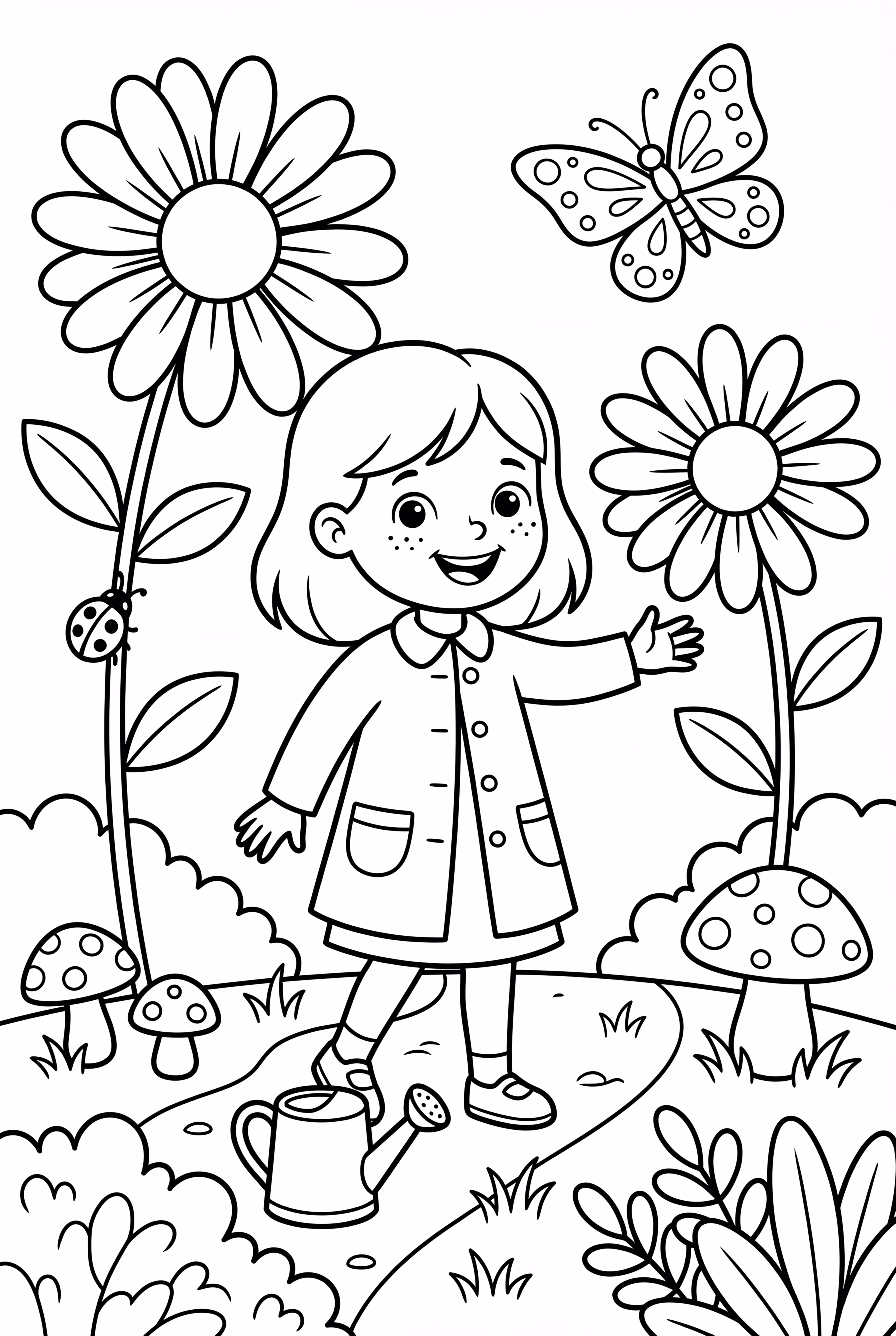 Coraline In The Magical Garden