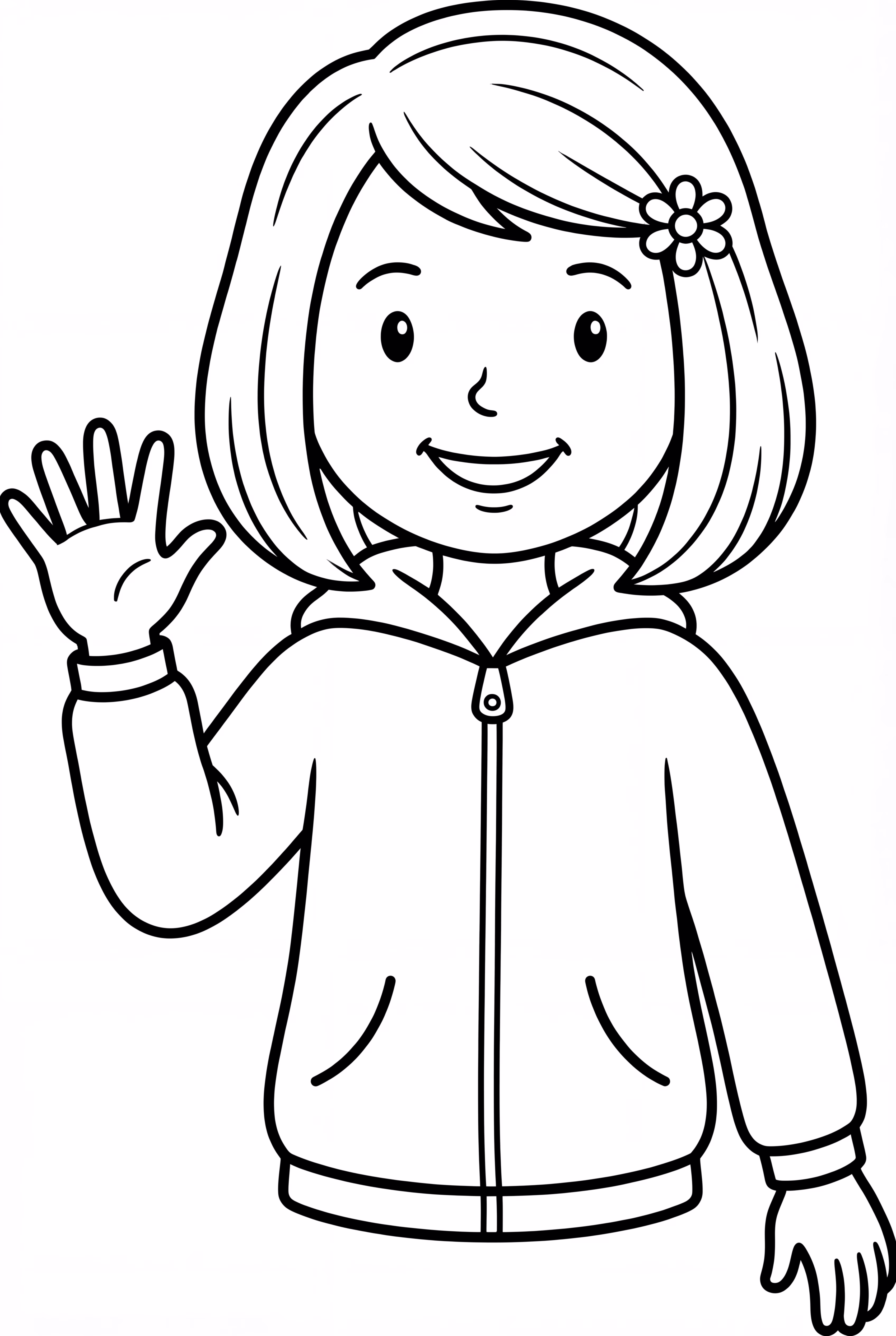 Coraline Waving Hello