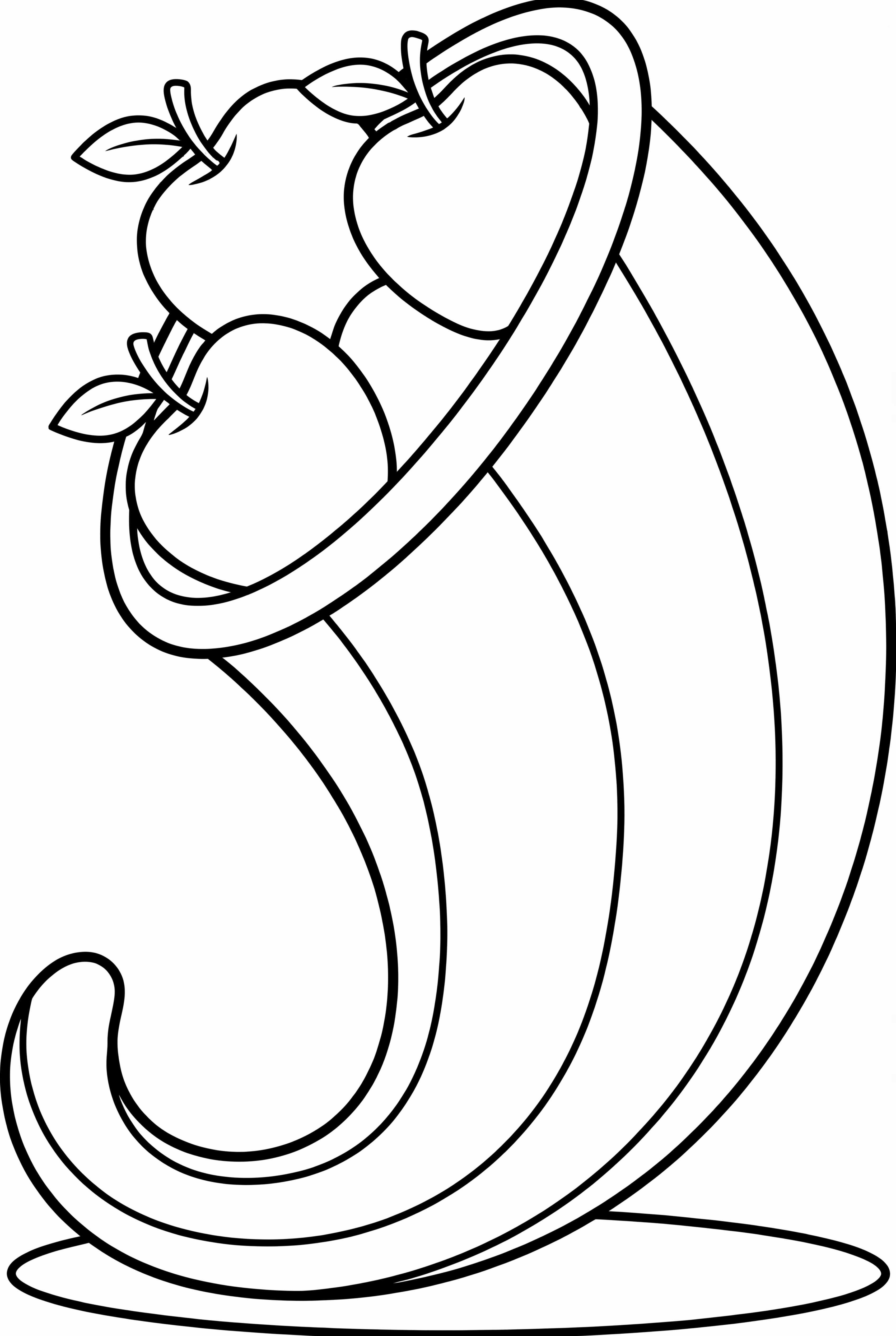 Cornucopia With Three Apples