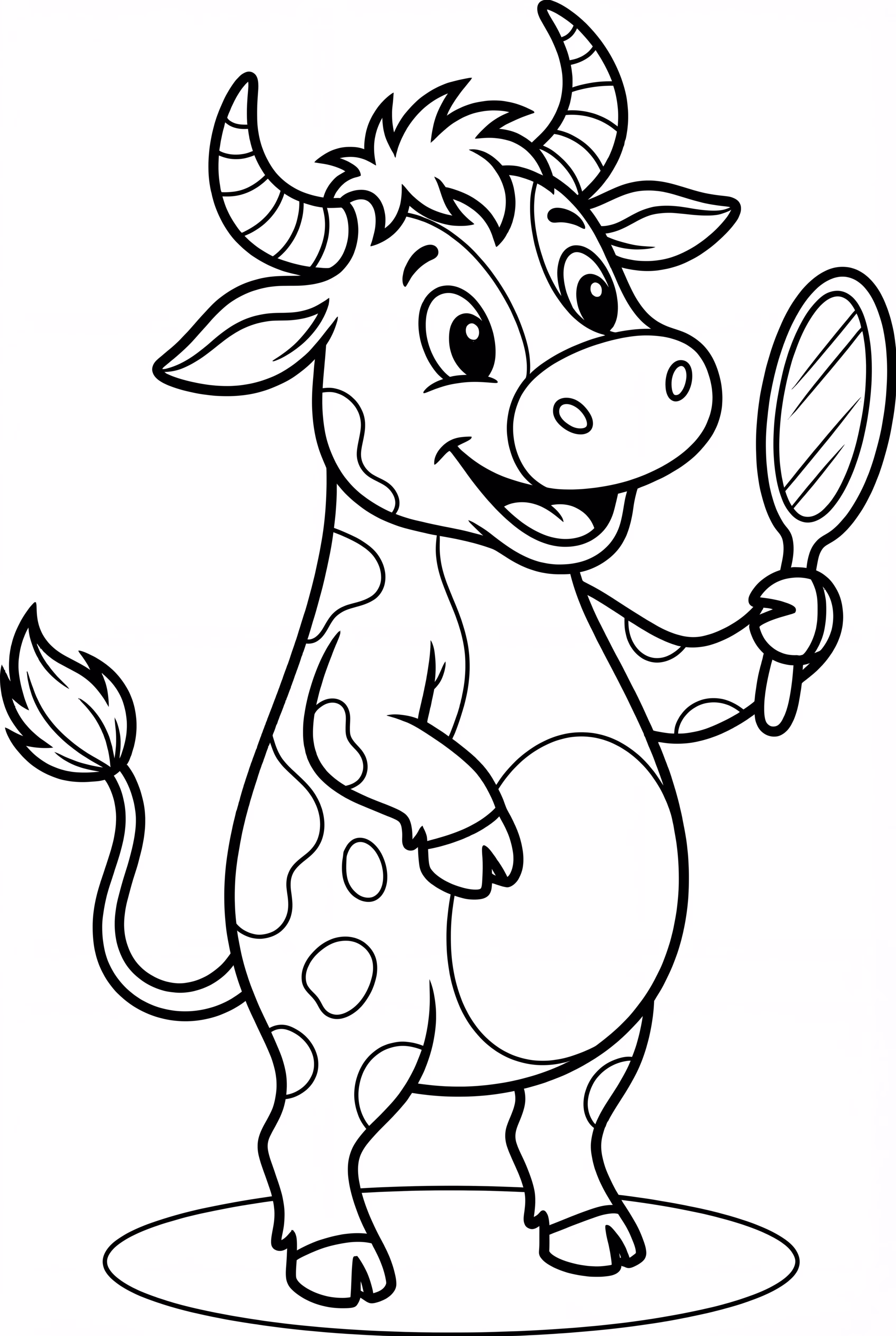 Cow makeup party with mirrors and poses