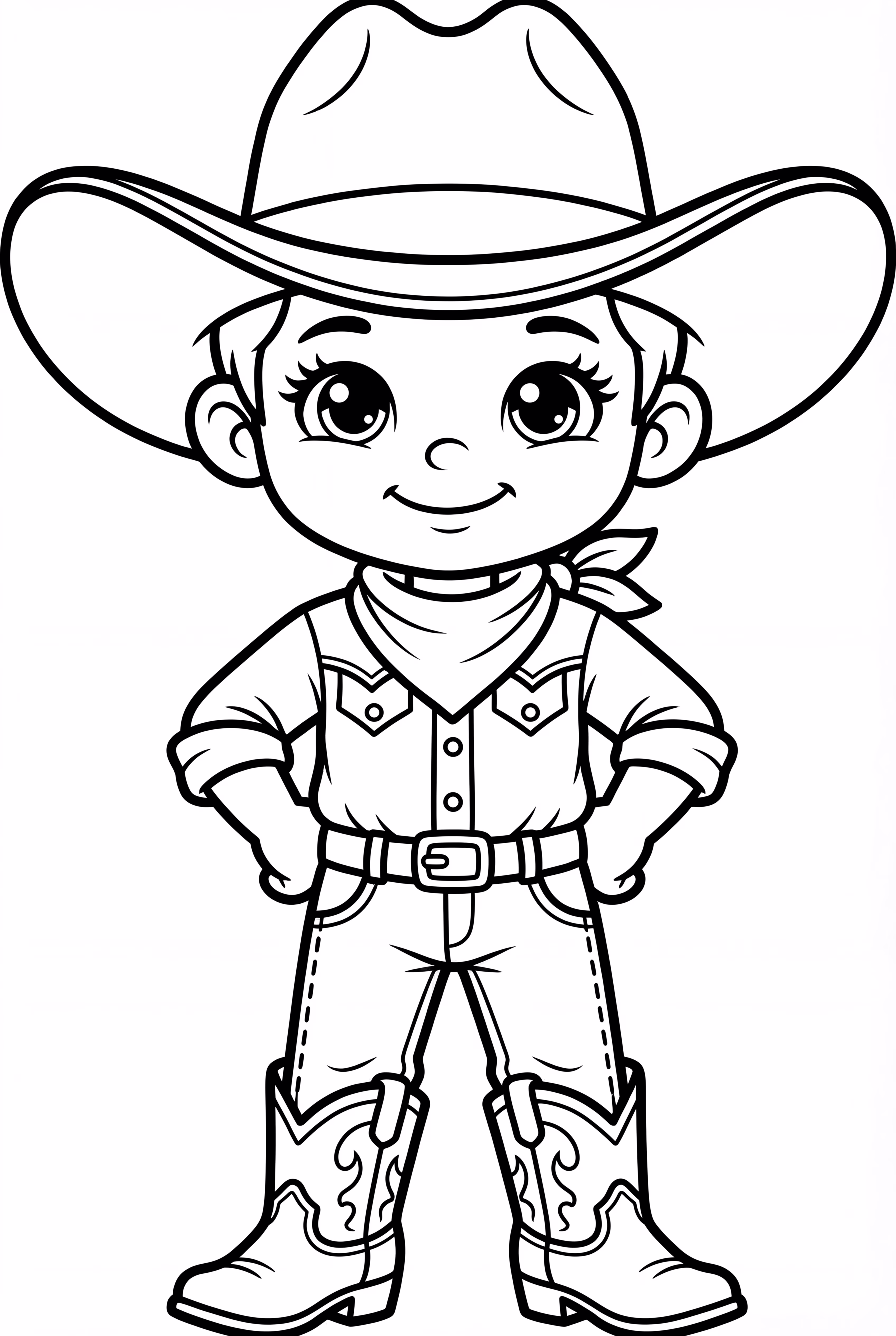 Cowboy wearing a classic cowboy hat