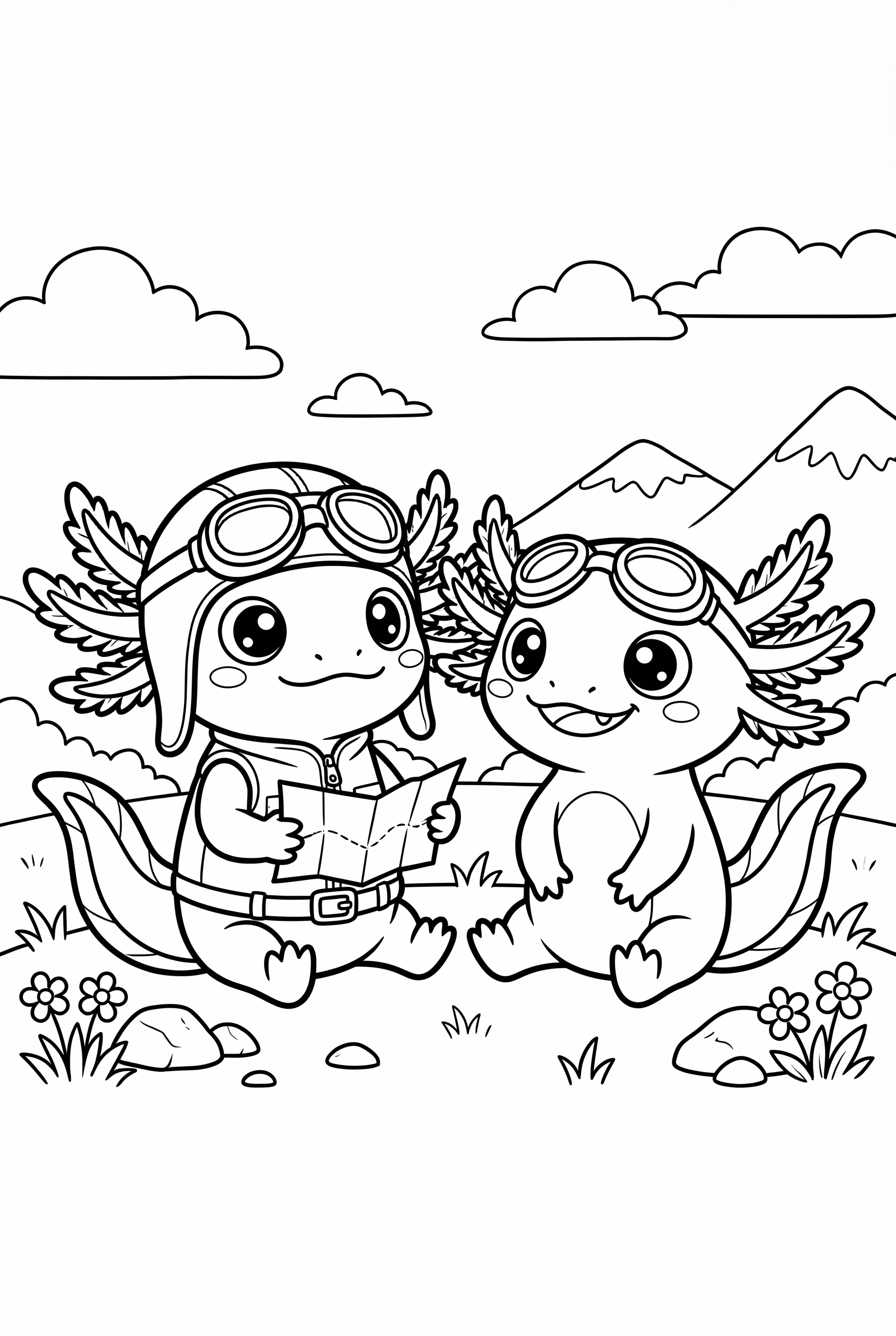 Curious Axolotl Explorer