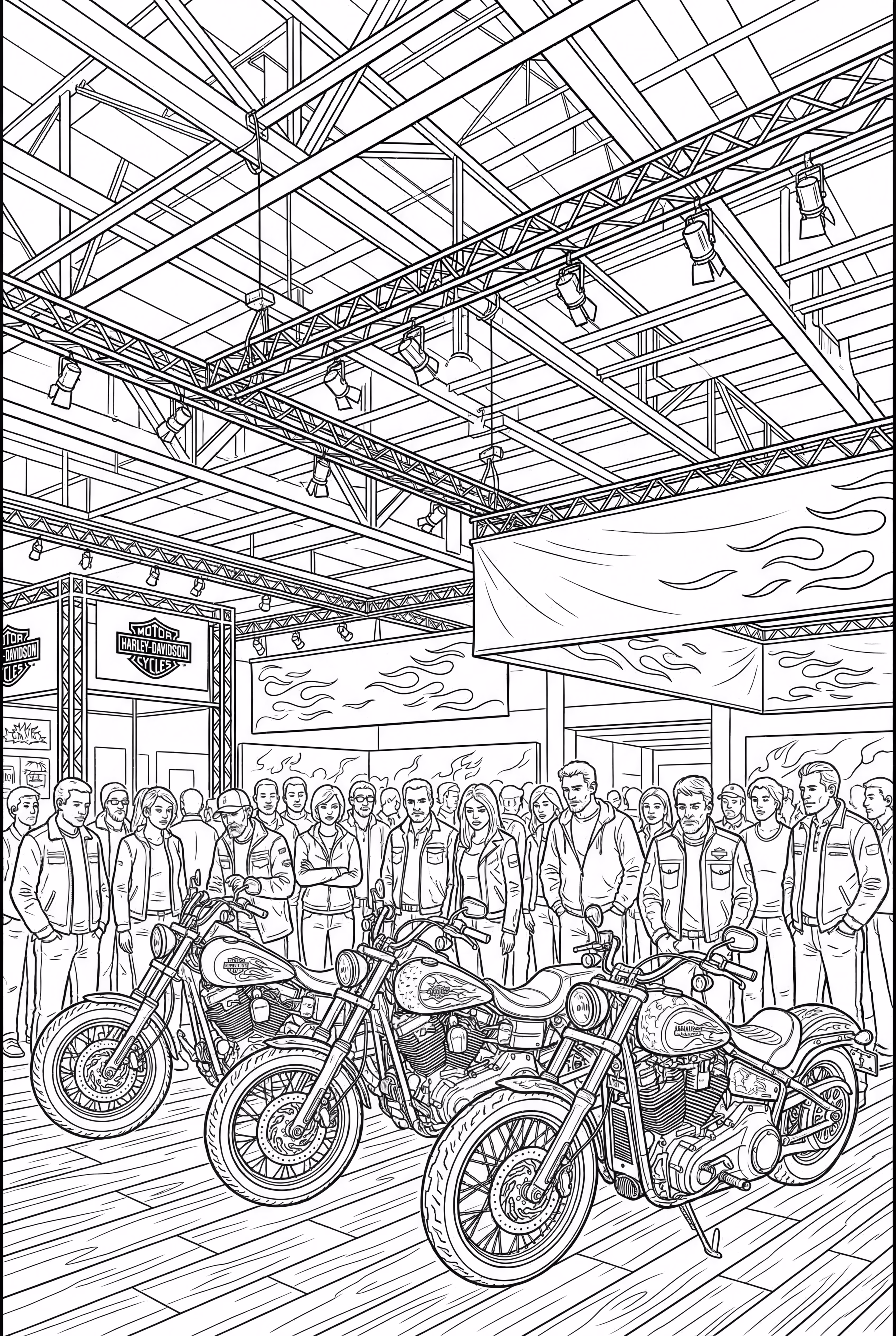 Custom Harley Davidson Motorcycle Show-2