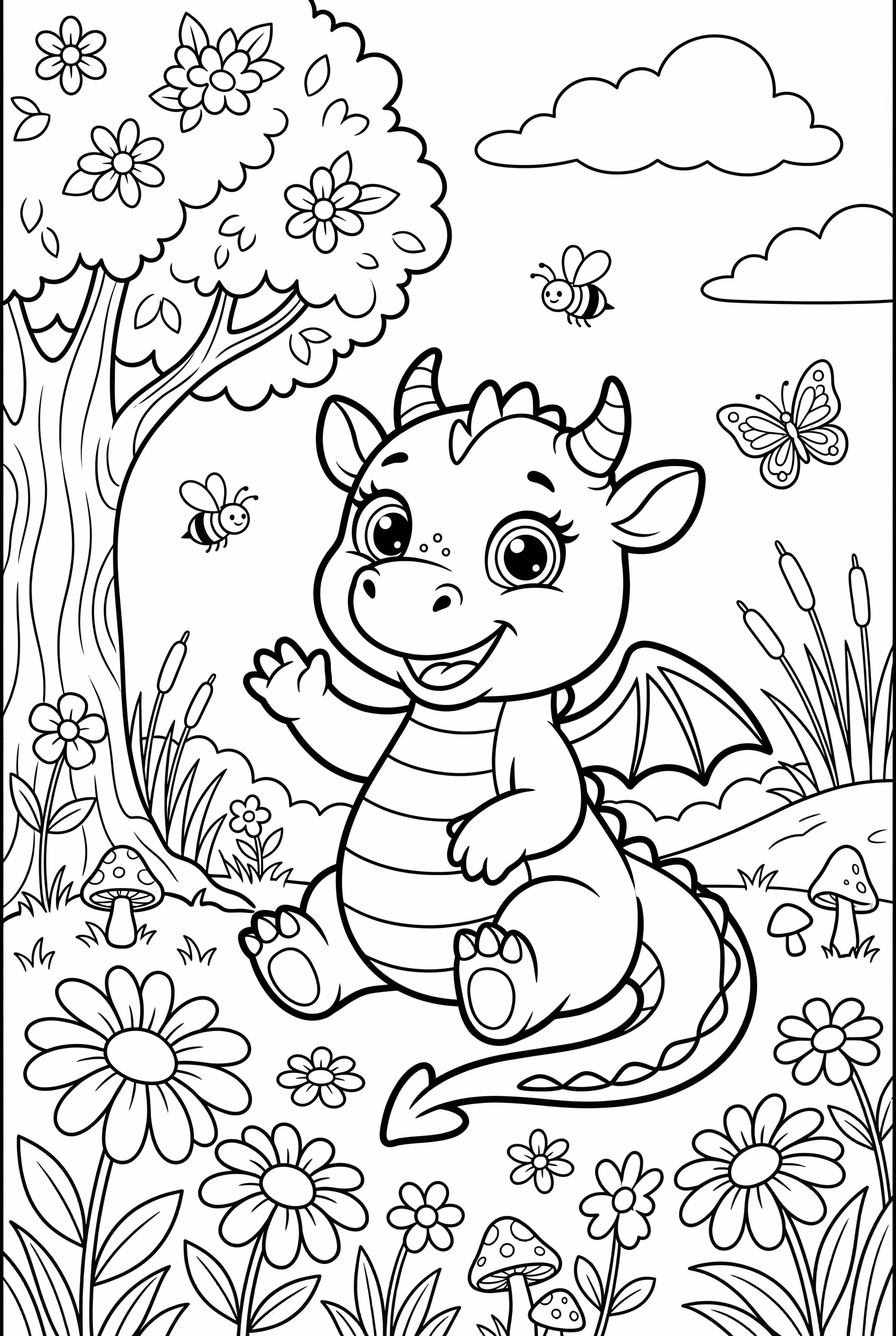 Cute Baby Dragon