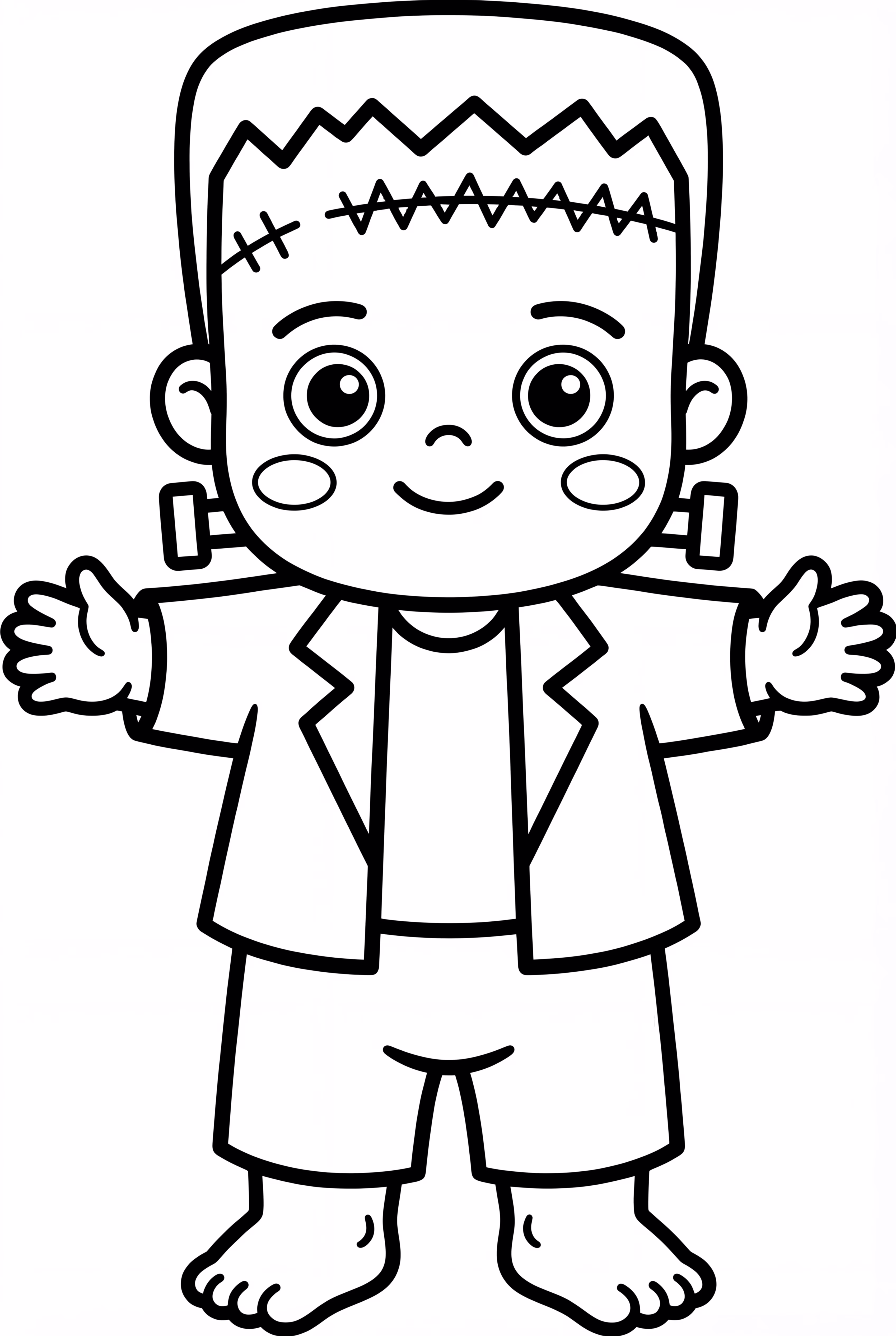 귀여운 아기 프랑켄슈타인