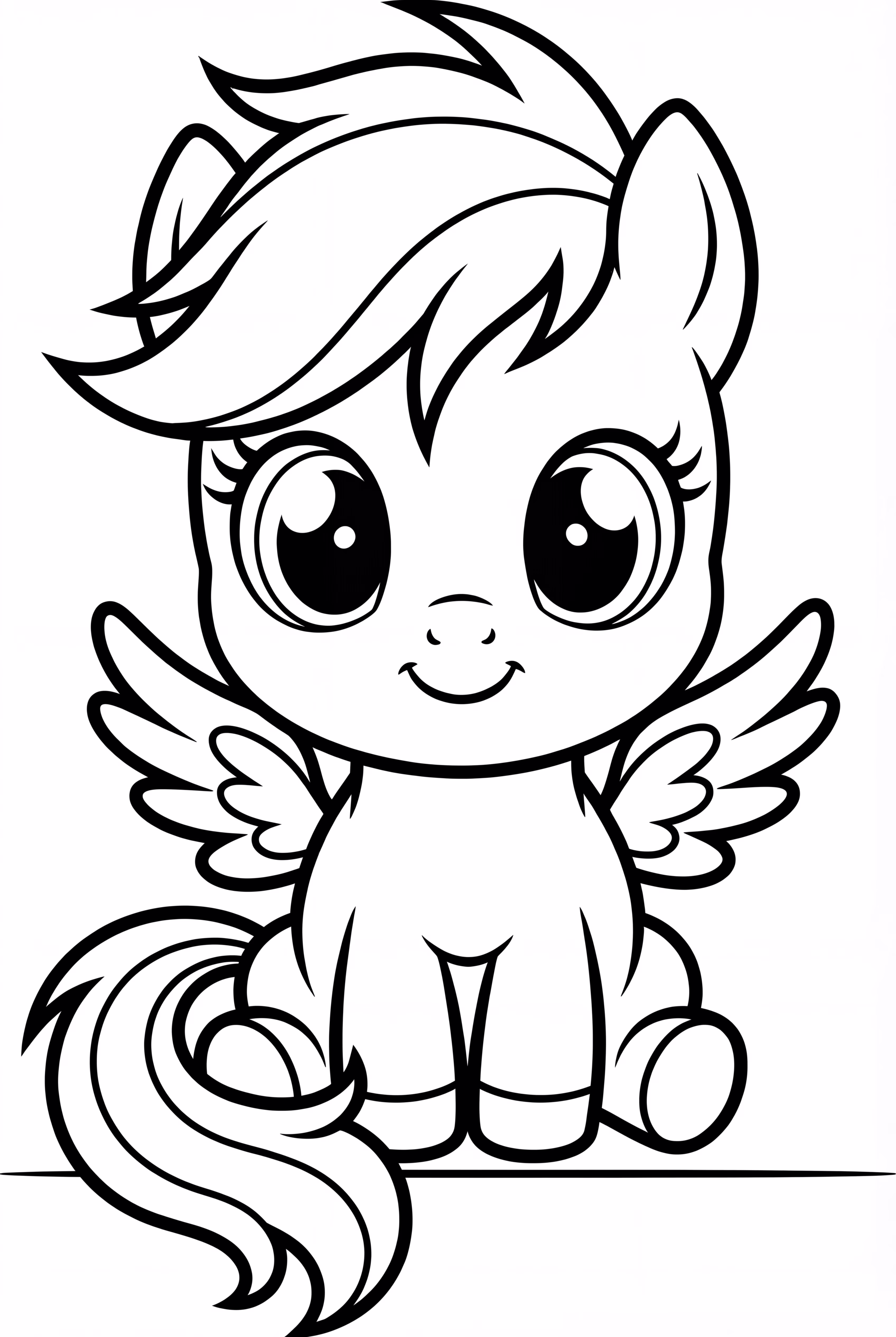 Cute Baby Rainbow Dash