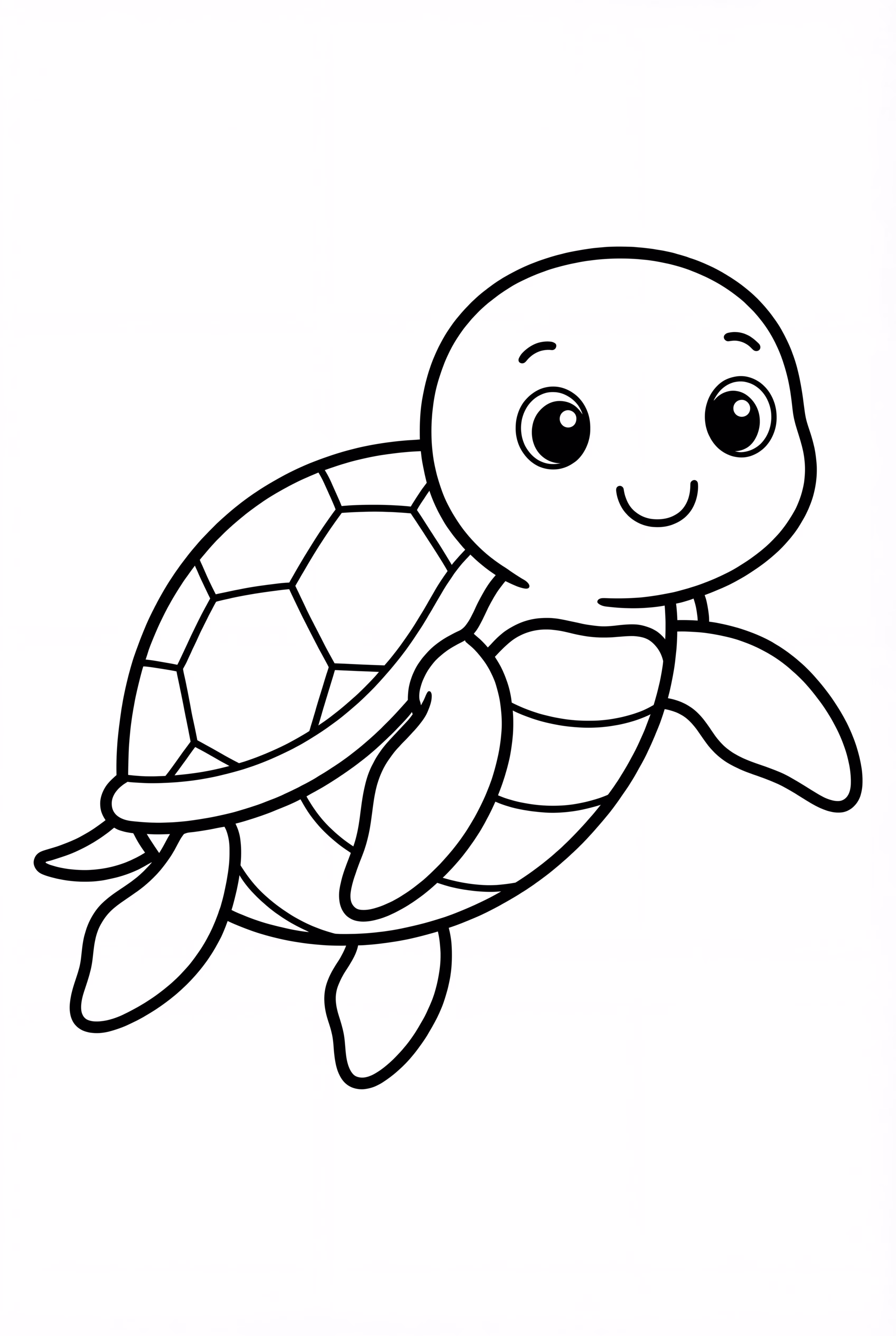 海のかわいい赤ちゃんカメ