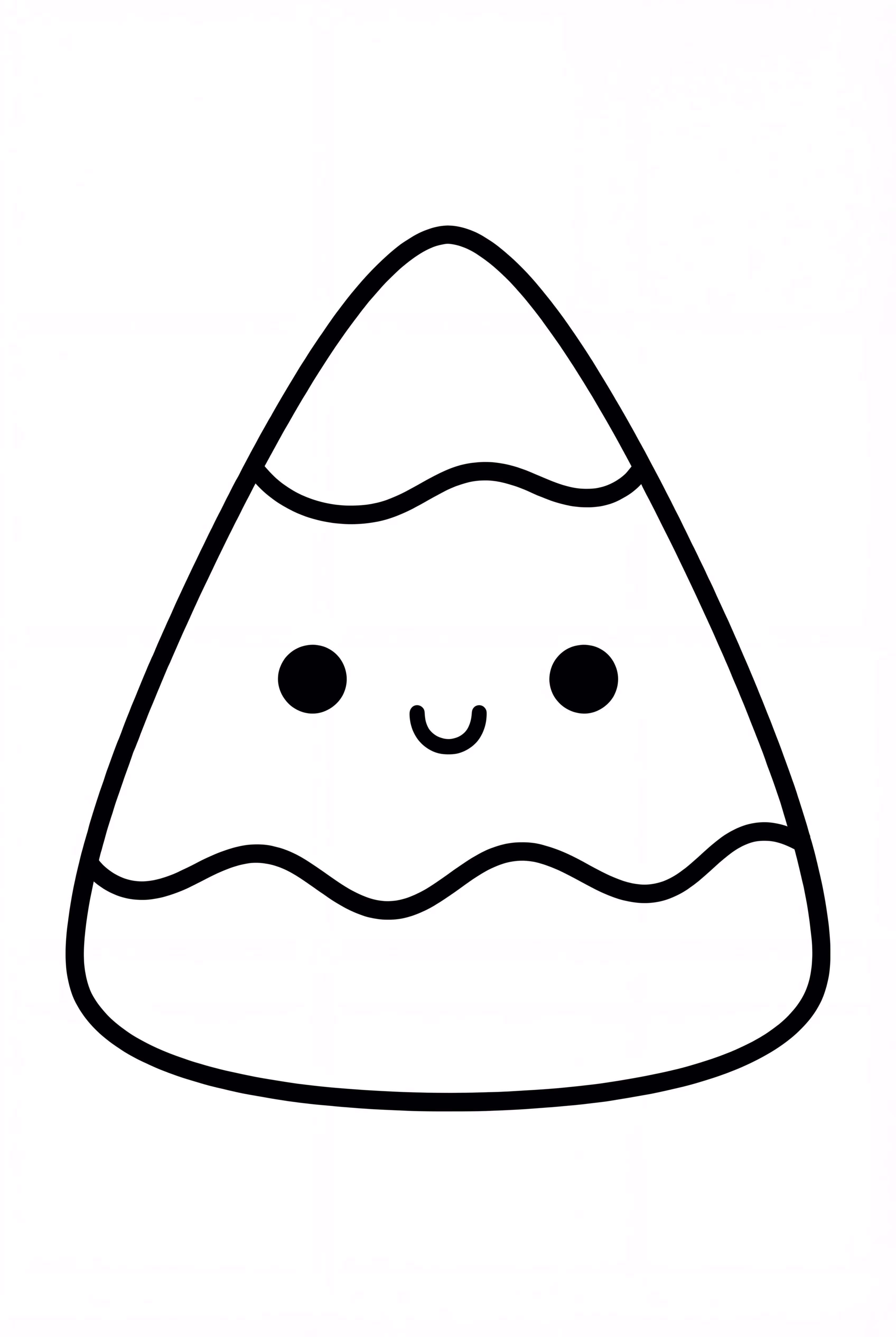 Cute Candy Corn With A Smile