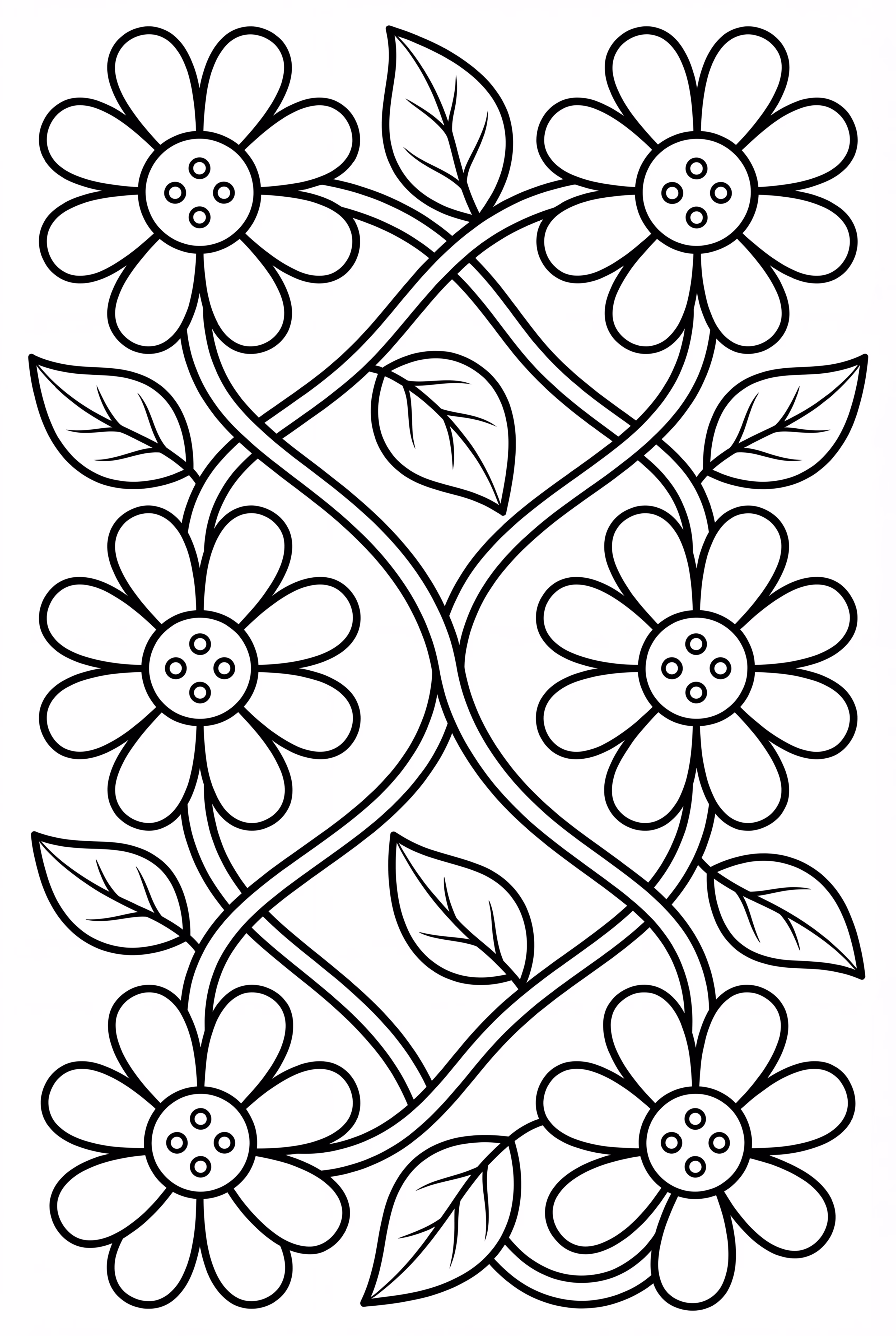 Cute Cartoon Daisy Chain