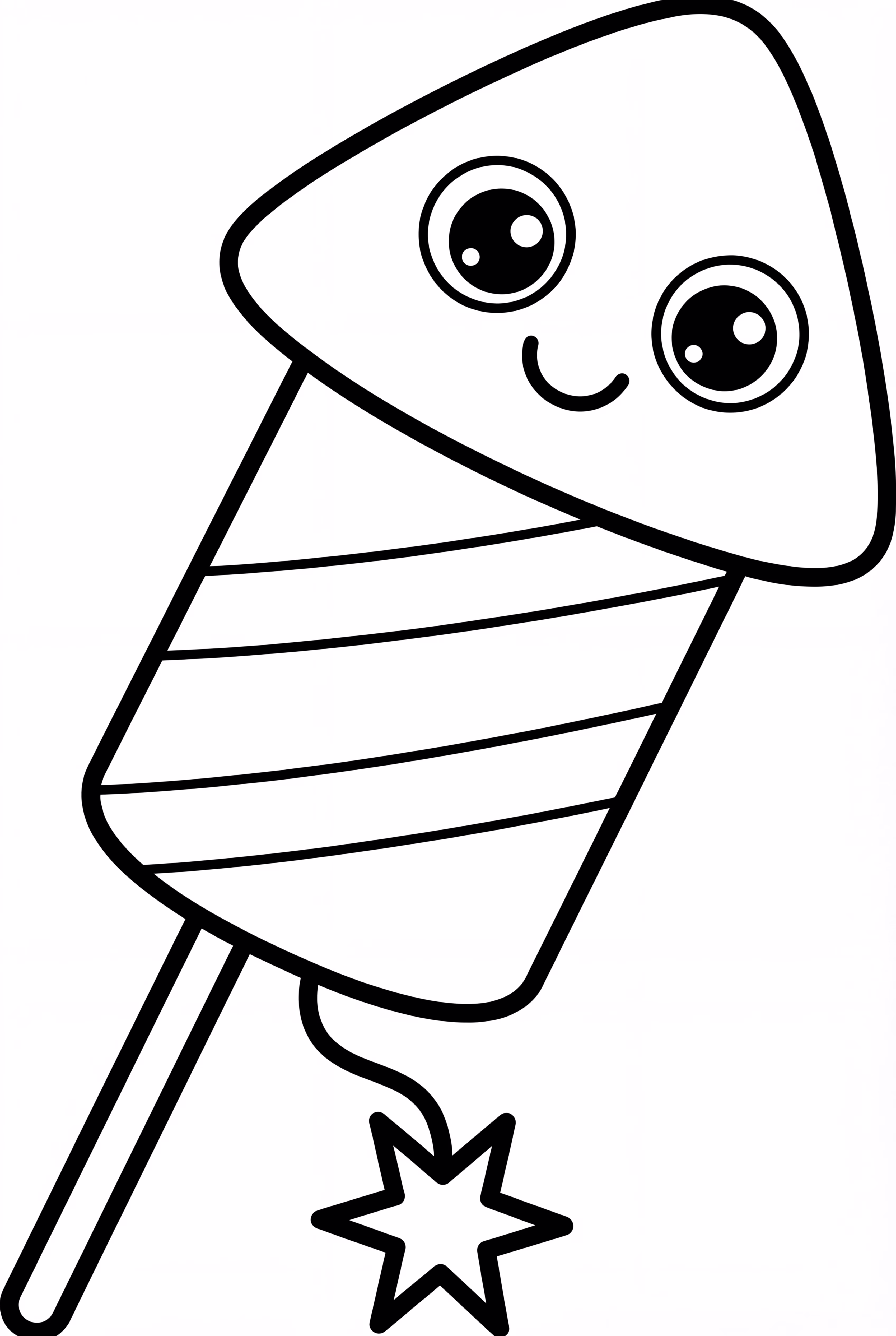 Niedliche Feuerwerksrakete