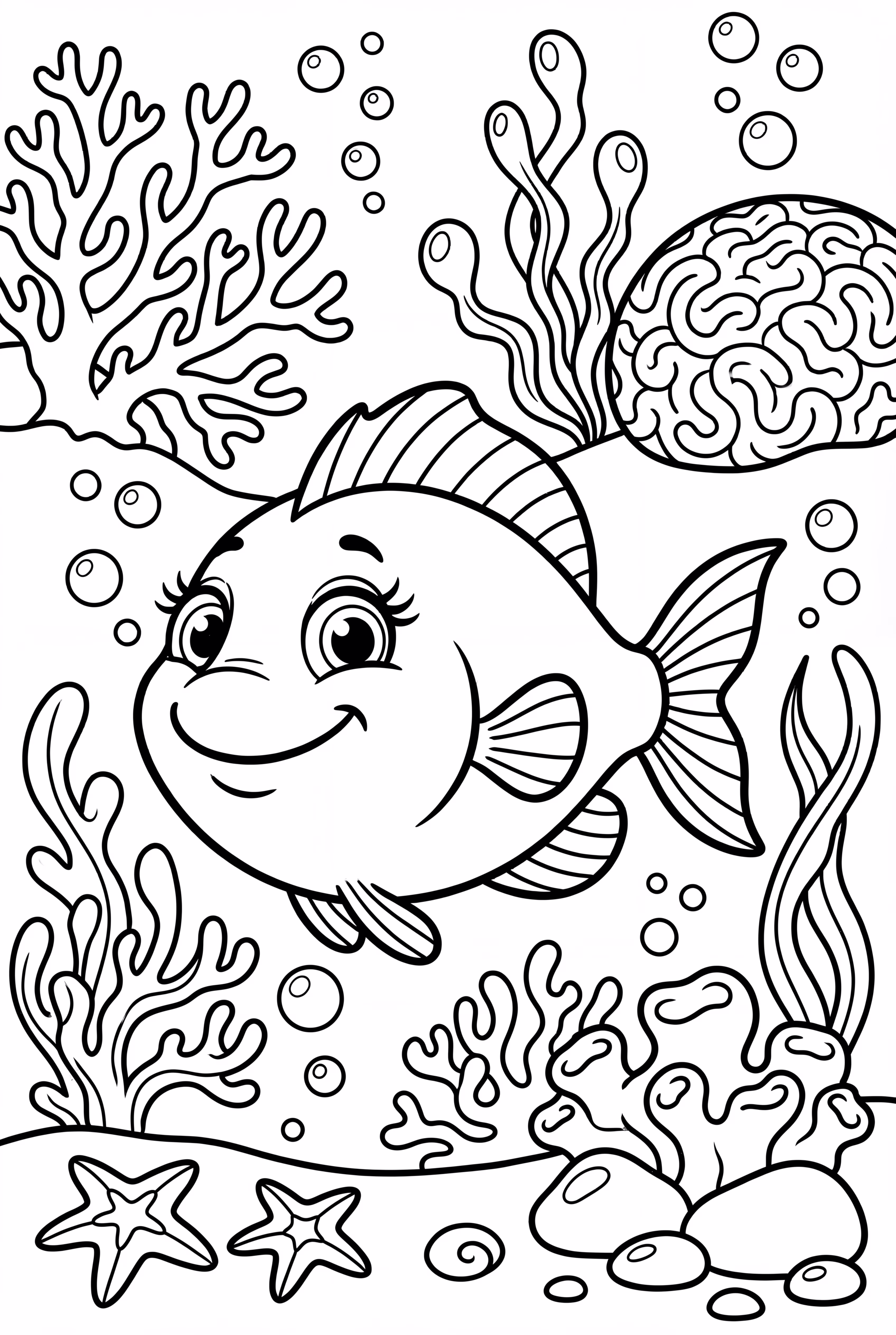 Cute Fish in a Colorful Coral Reef-2