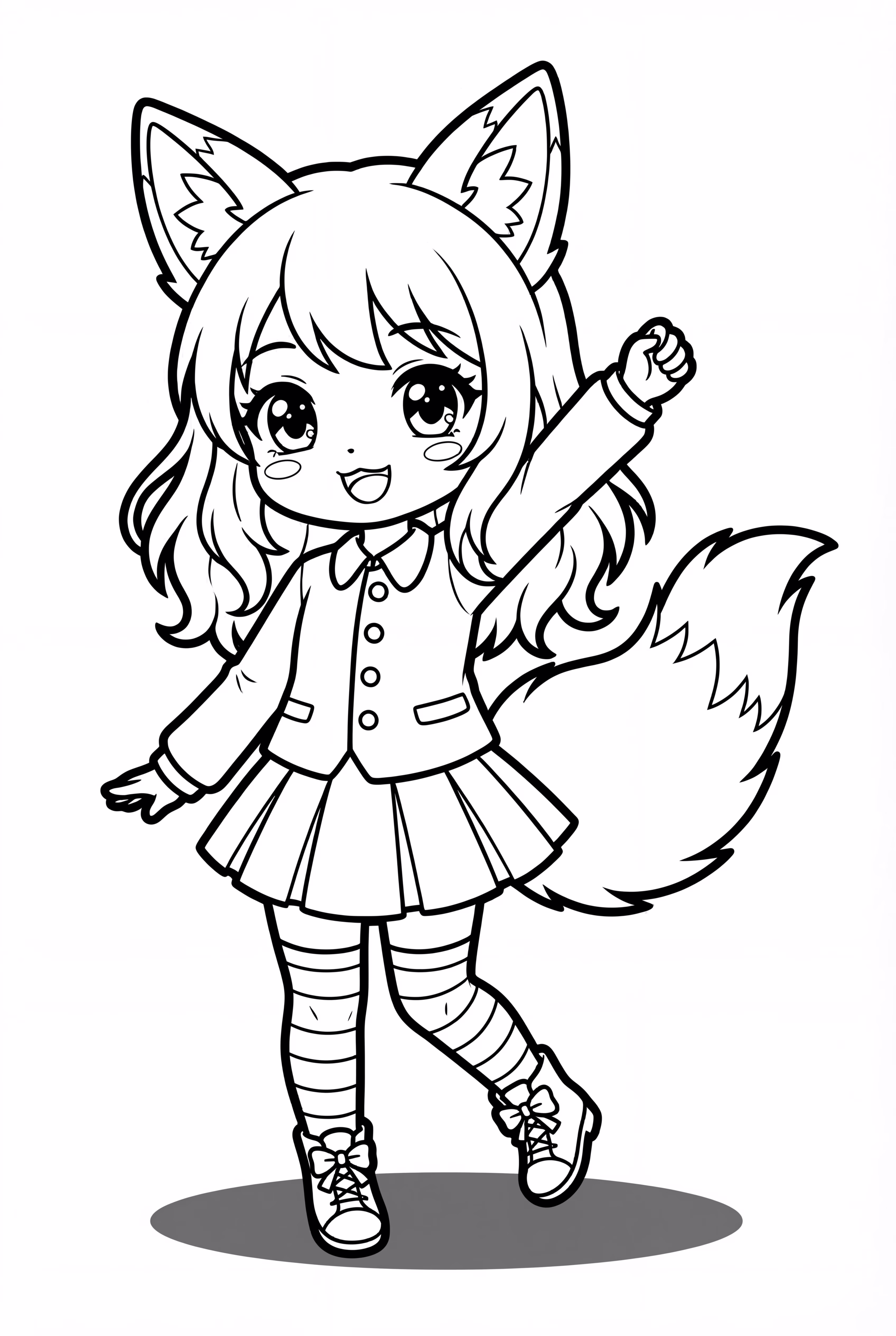 Cute Girl Dressing like Fox