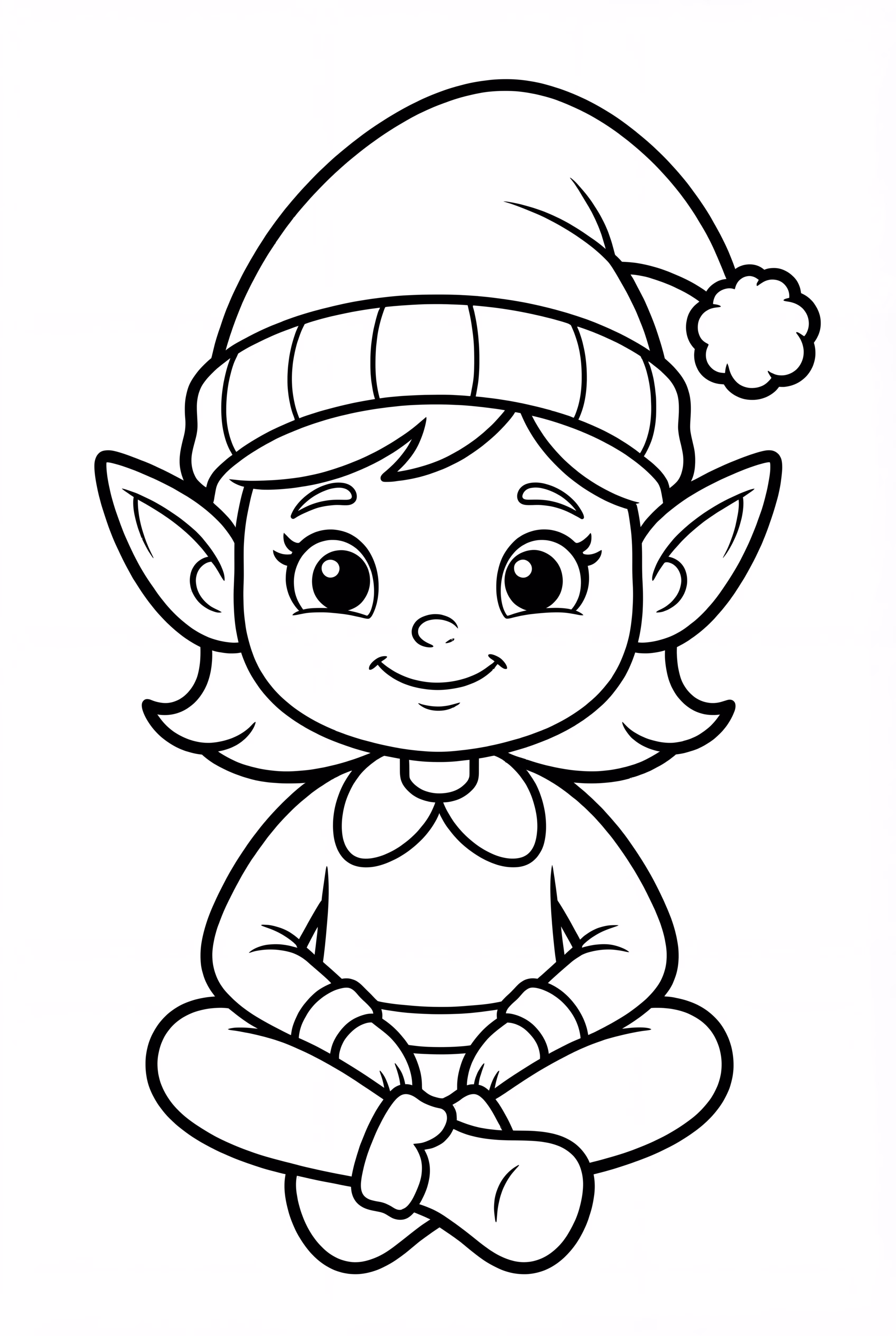 Cute Girl Elf On The Shelf