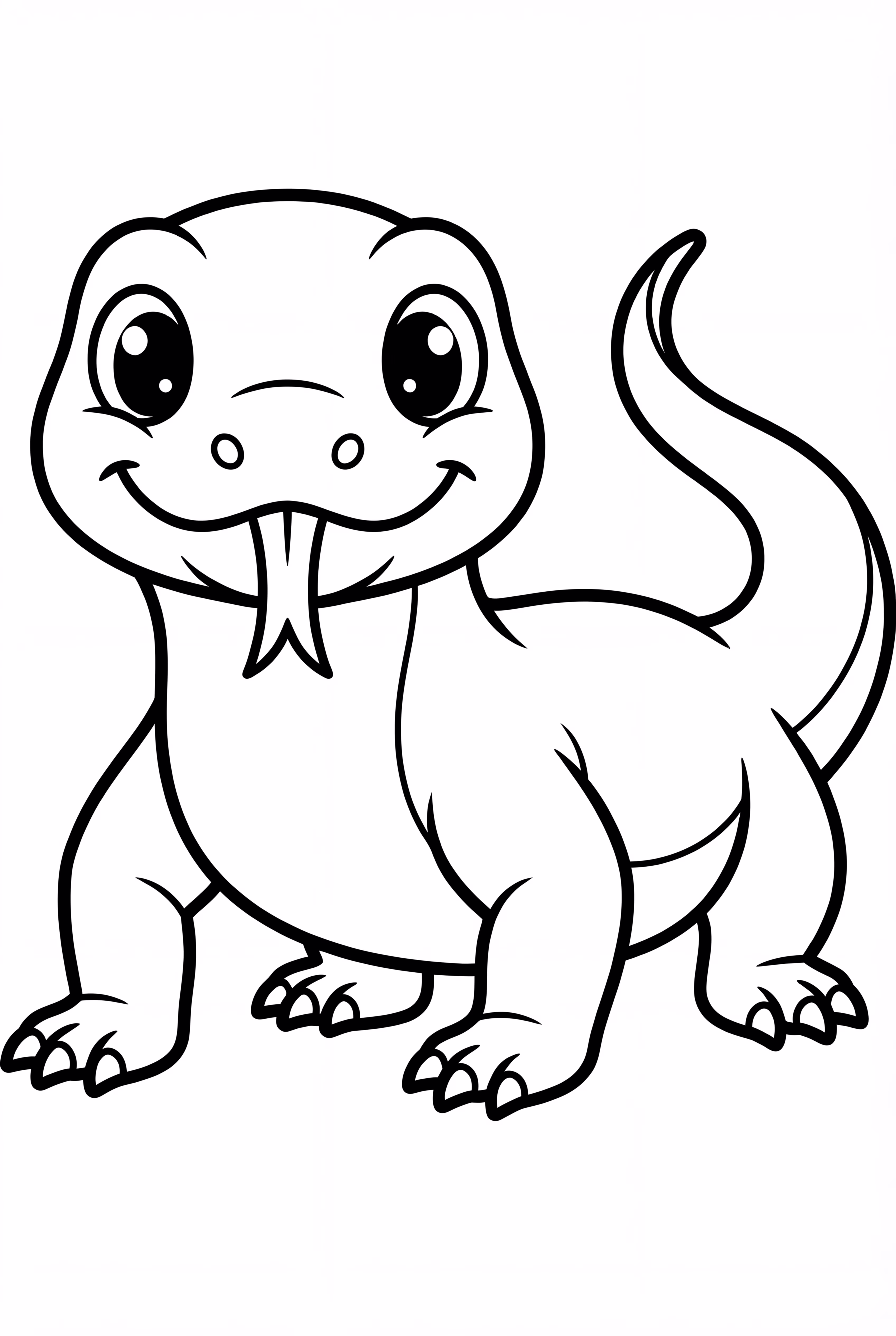 Cute Komodo Dragon