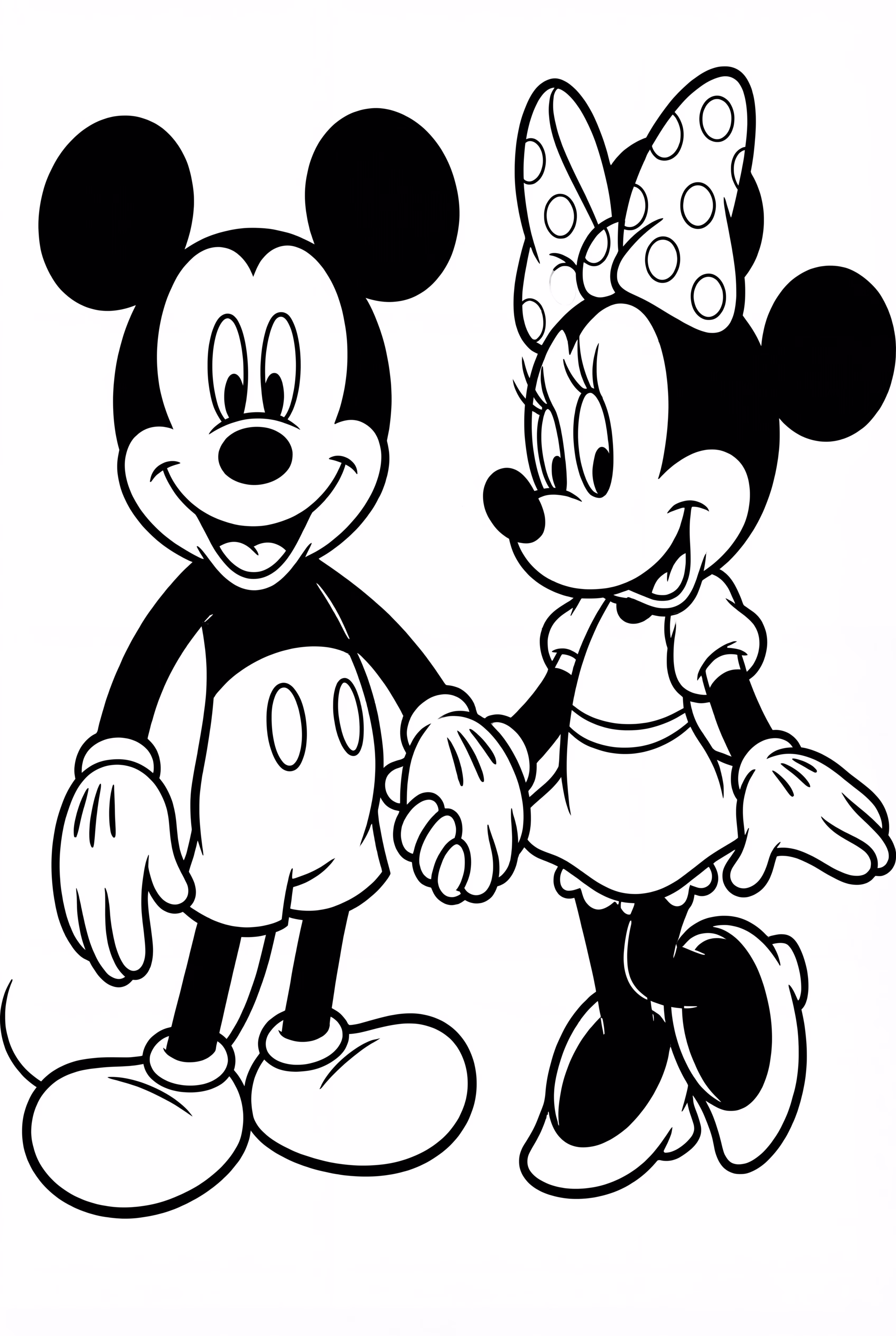 Cute Mickey and Minnie Together