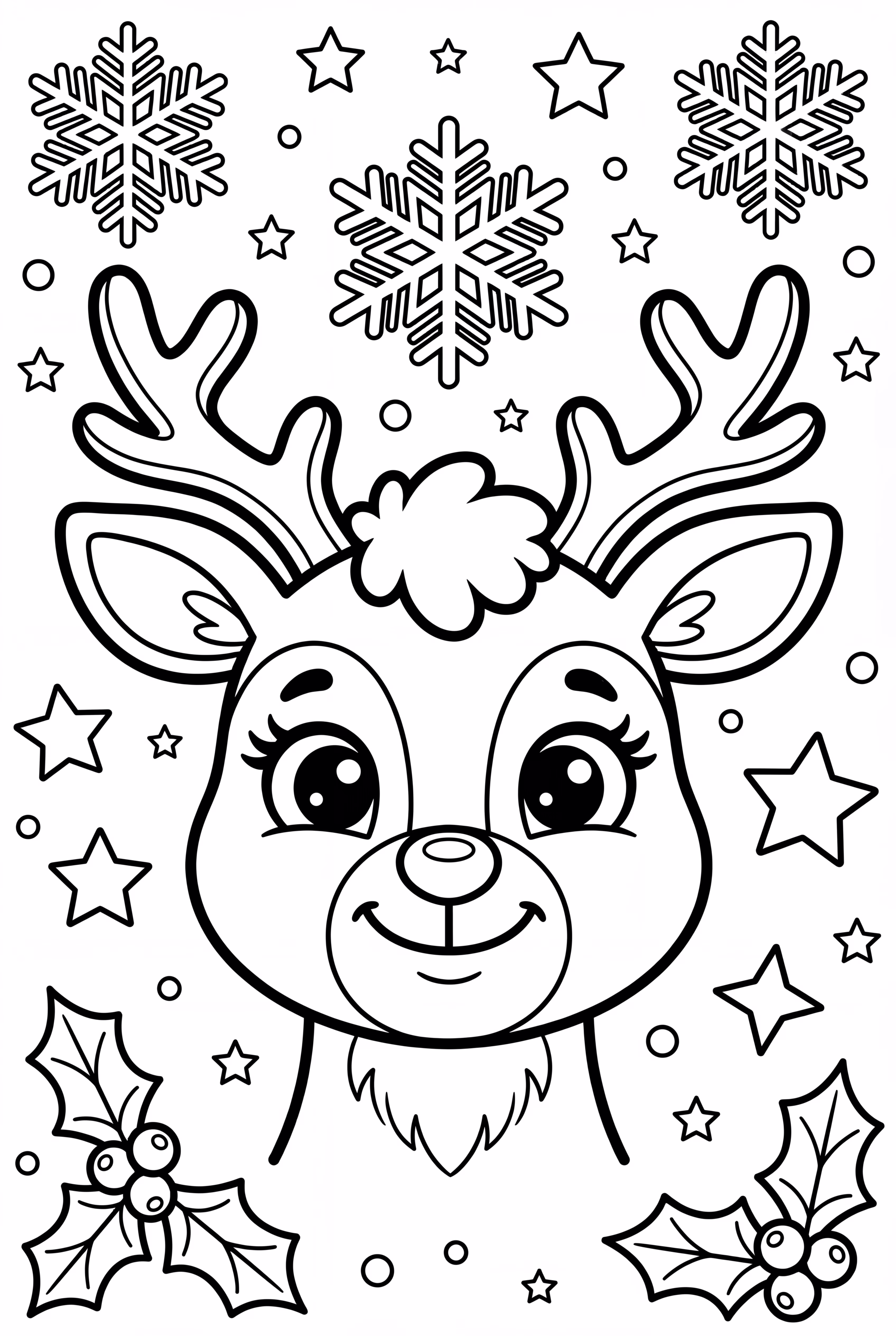 可愛的馴鹿臉-2