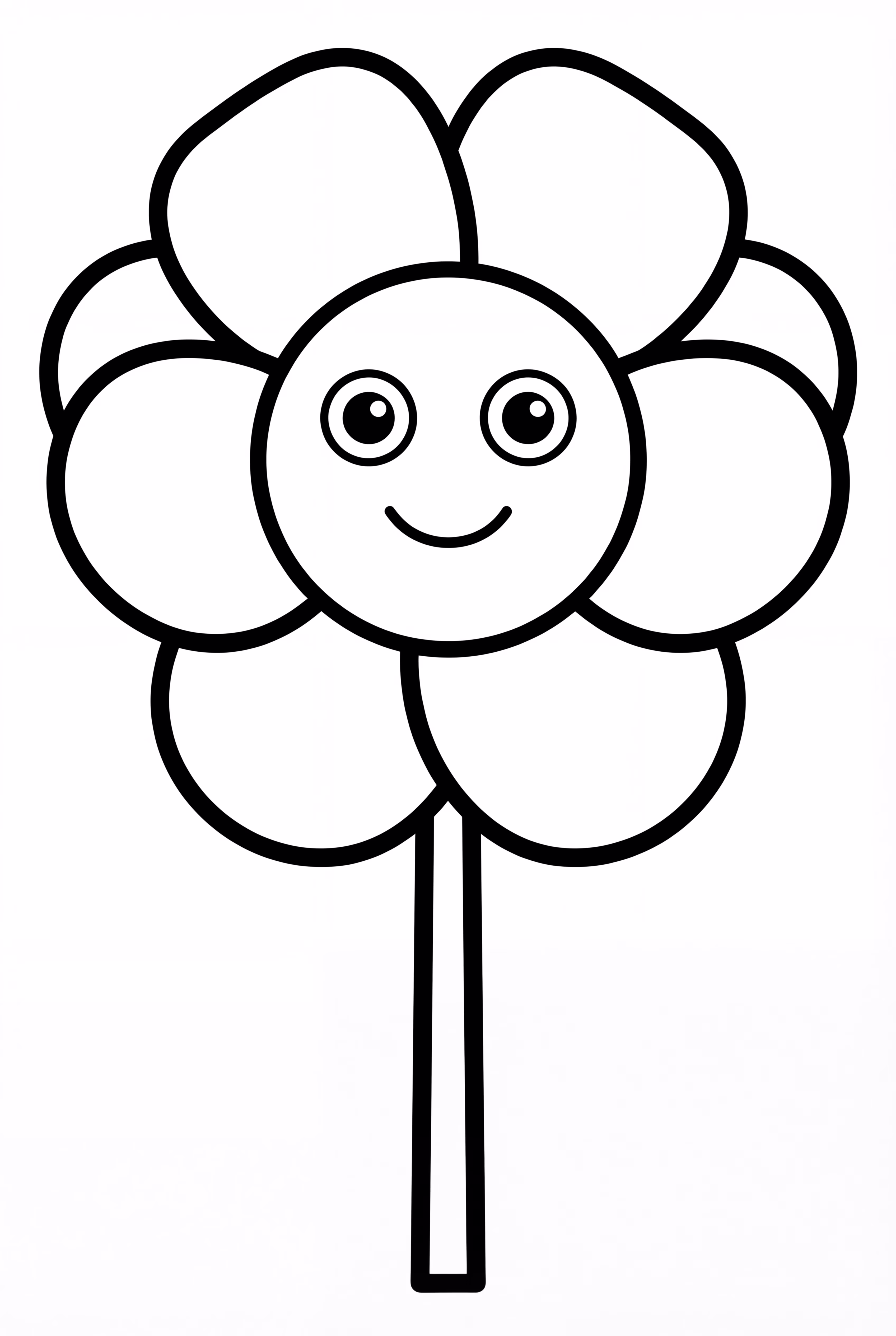 Cute Smiling Poppy Flower