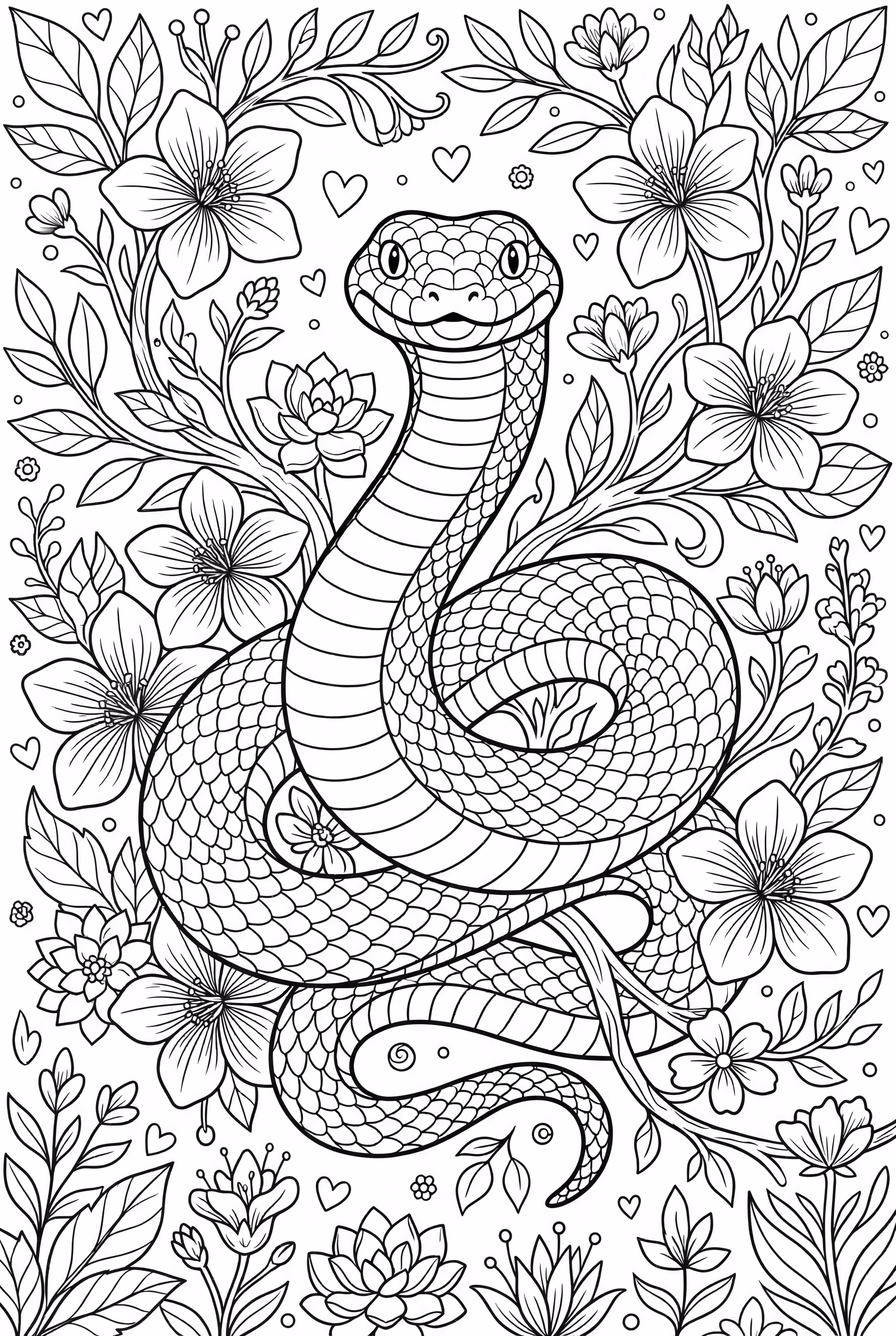 Jolie Serpent Sourire