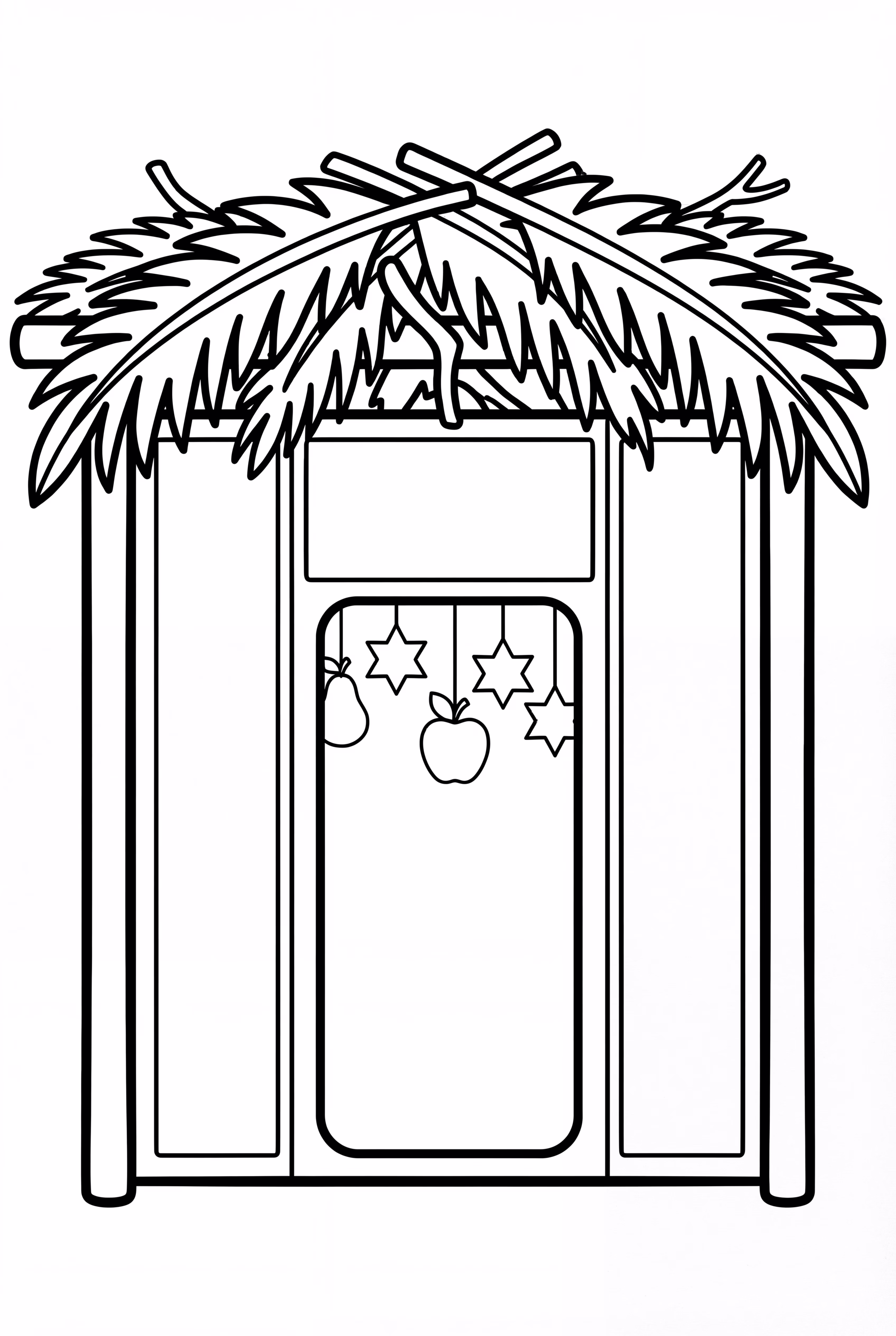 Cute Sukkot Sukkah With A Door