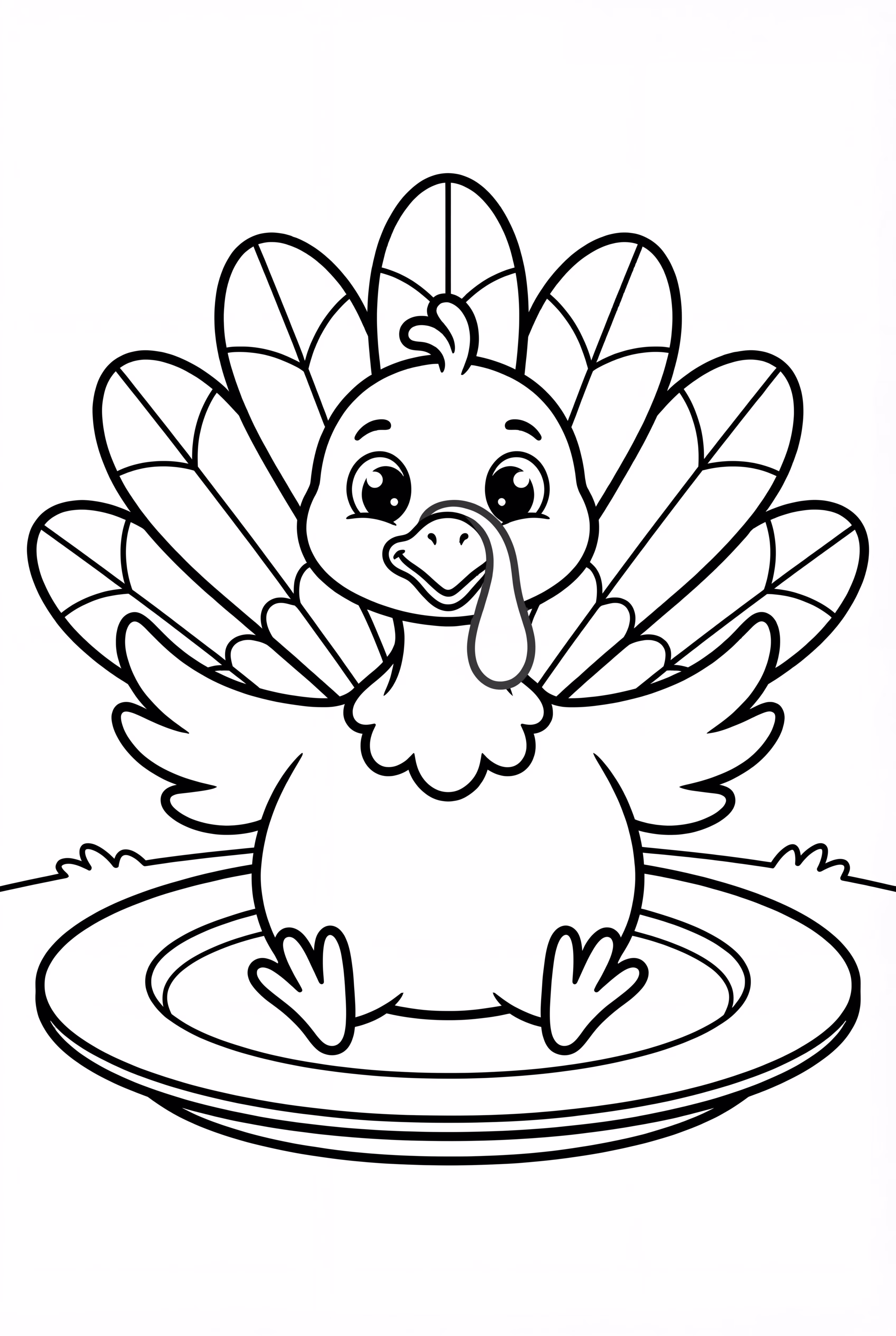 Cute Thanksgiving Turkey Dinner