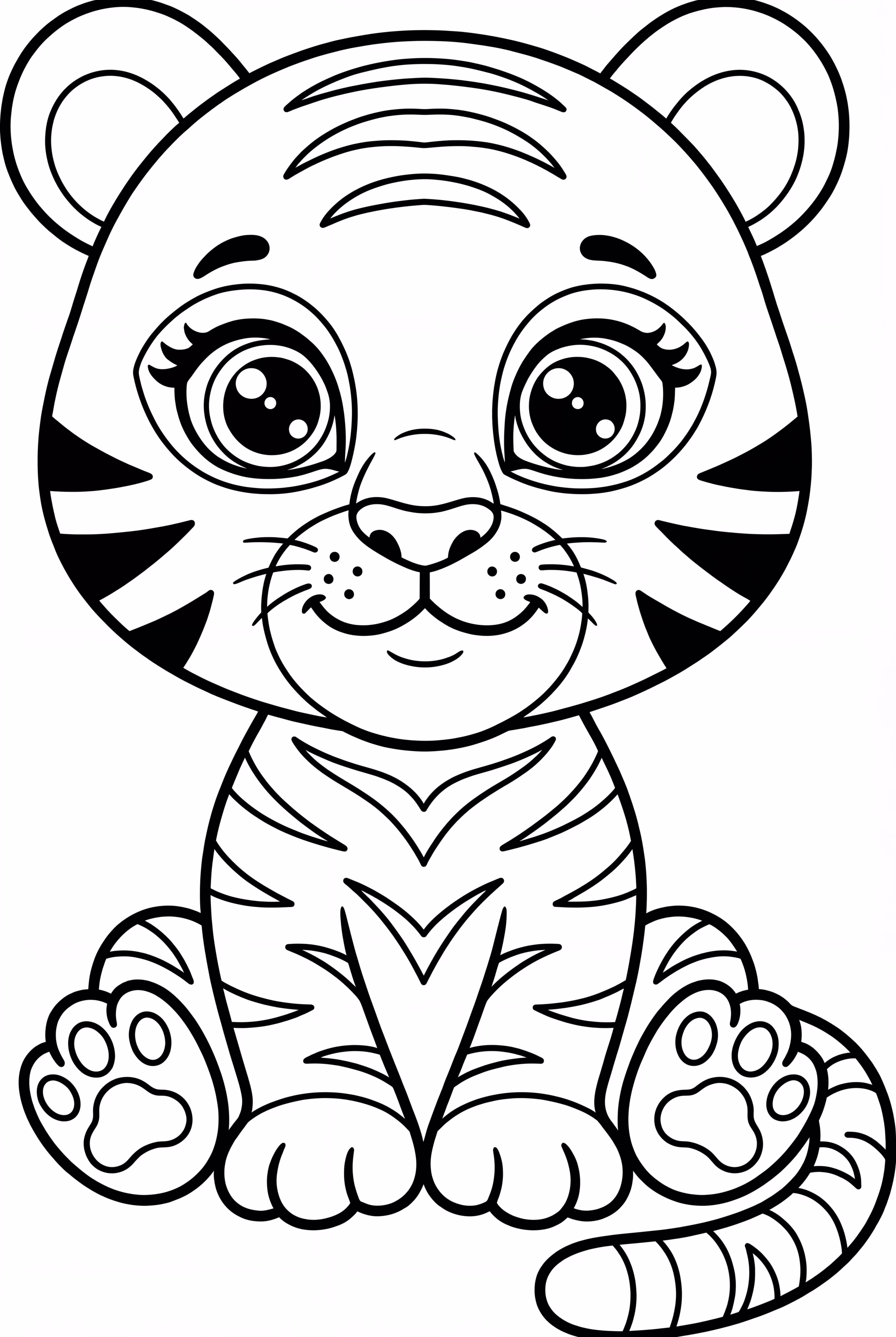 Niedlicher Tigerwelpe