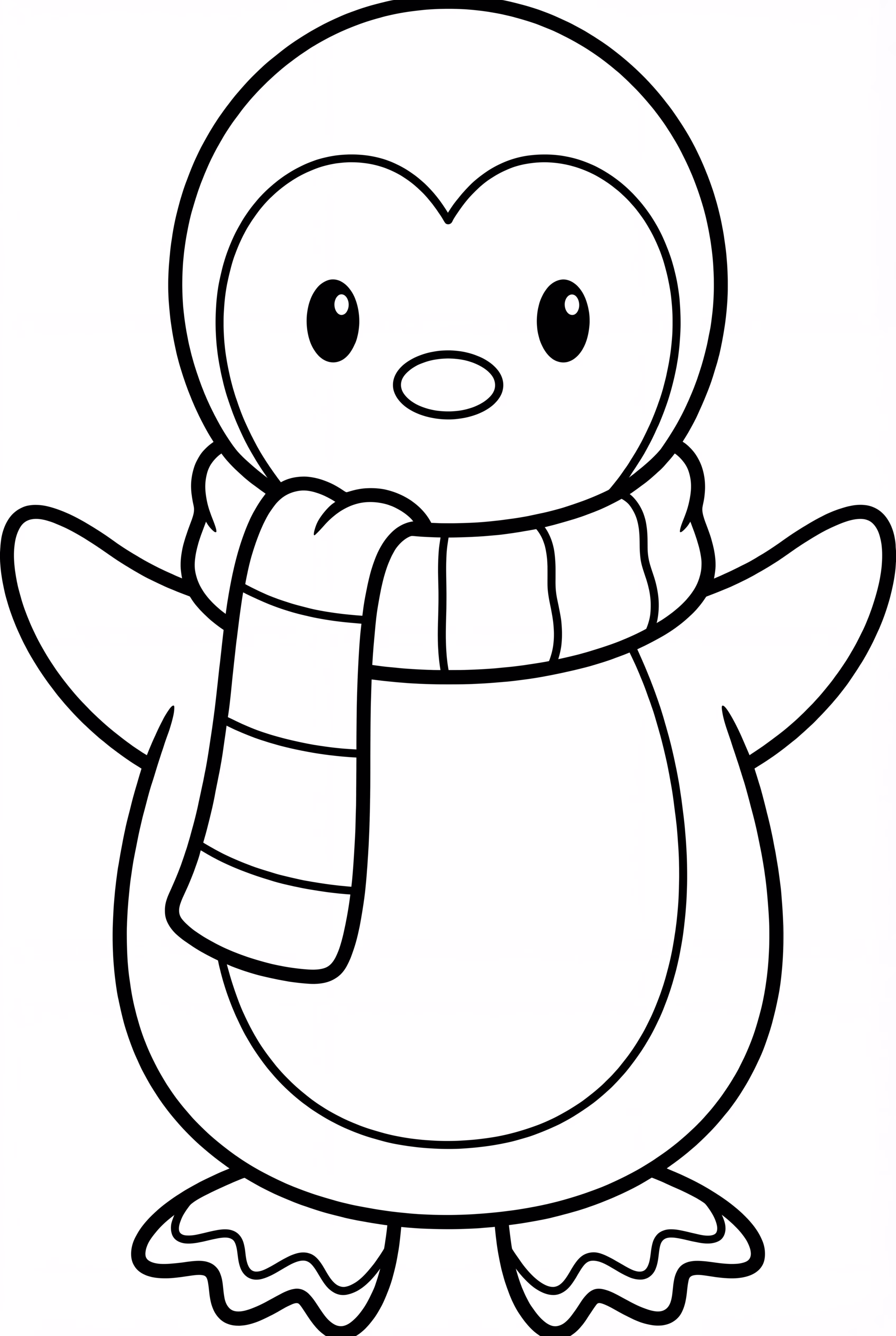 Cute Winter Penguin