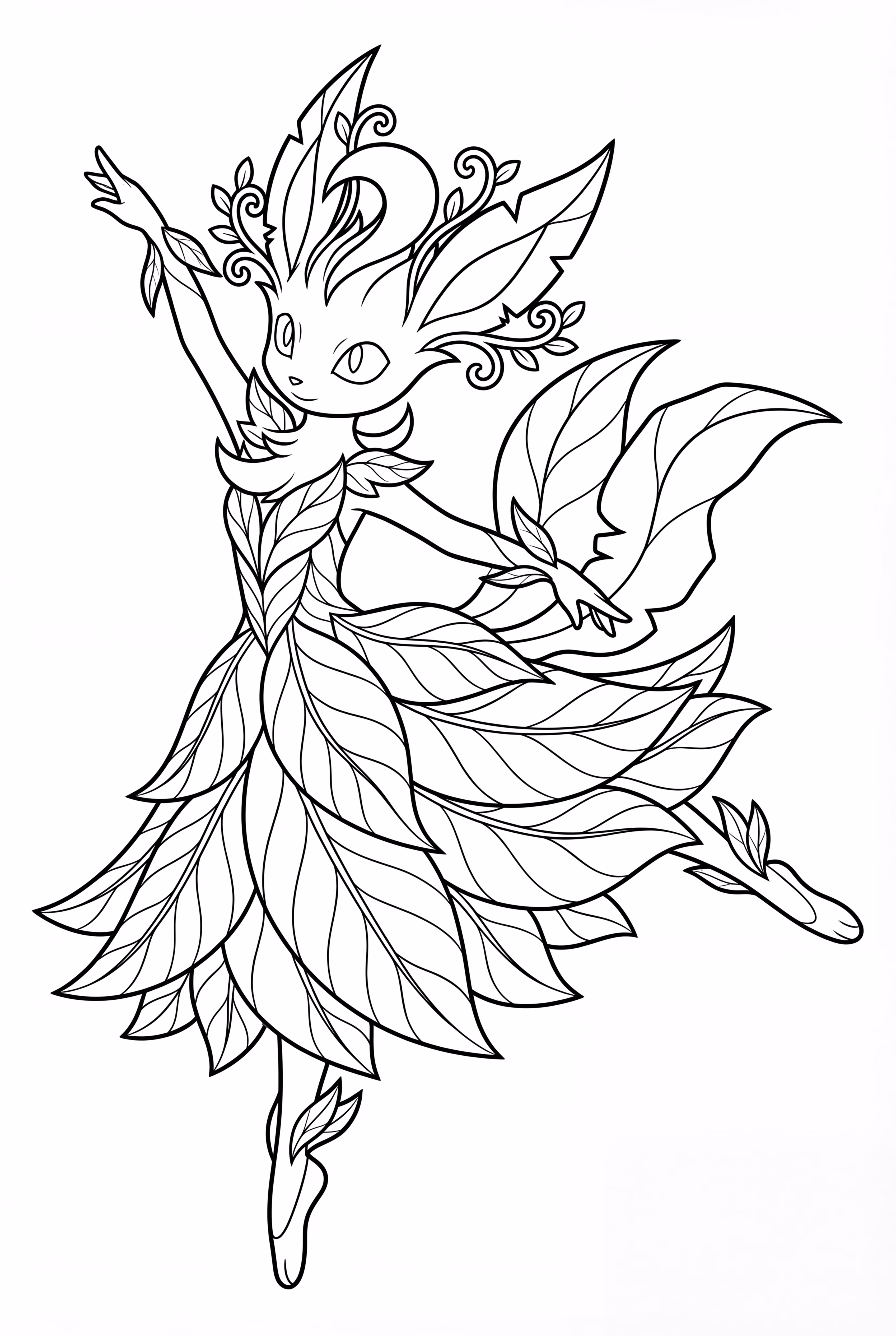 Dancing Leafeon Character